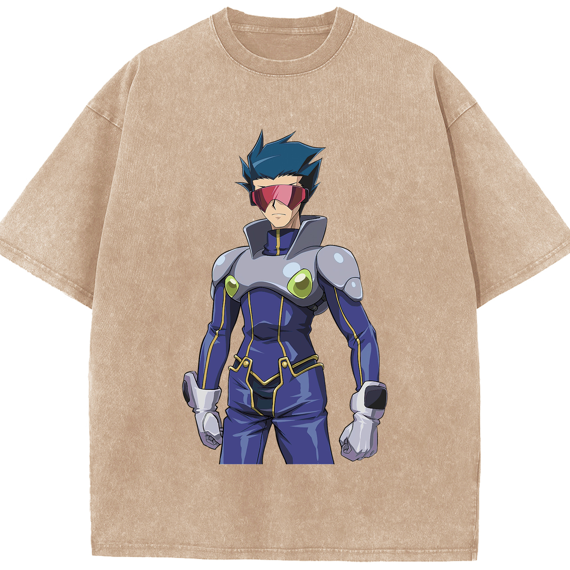 （画像用） 遊☆戯☆王 Yu-Gi-Oh! 綿100% ヴィンテージ風 半袖Tシャツ（フロントプリント）