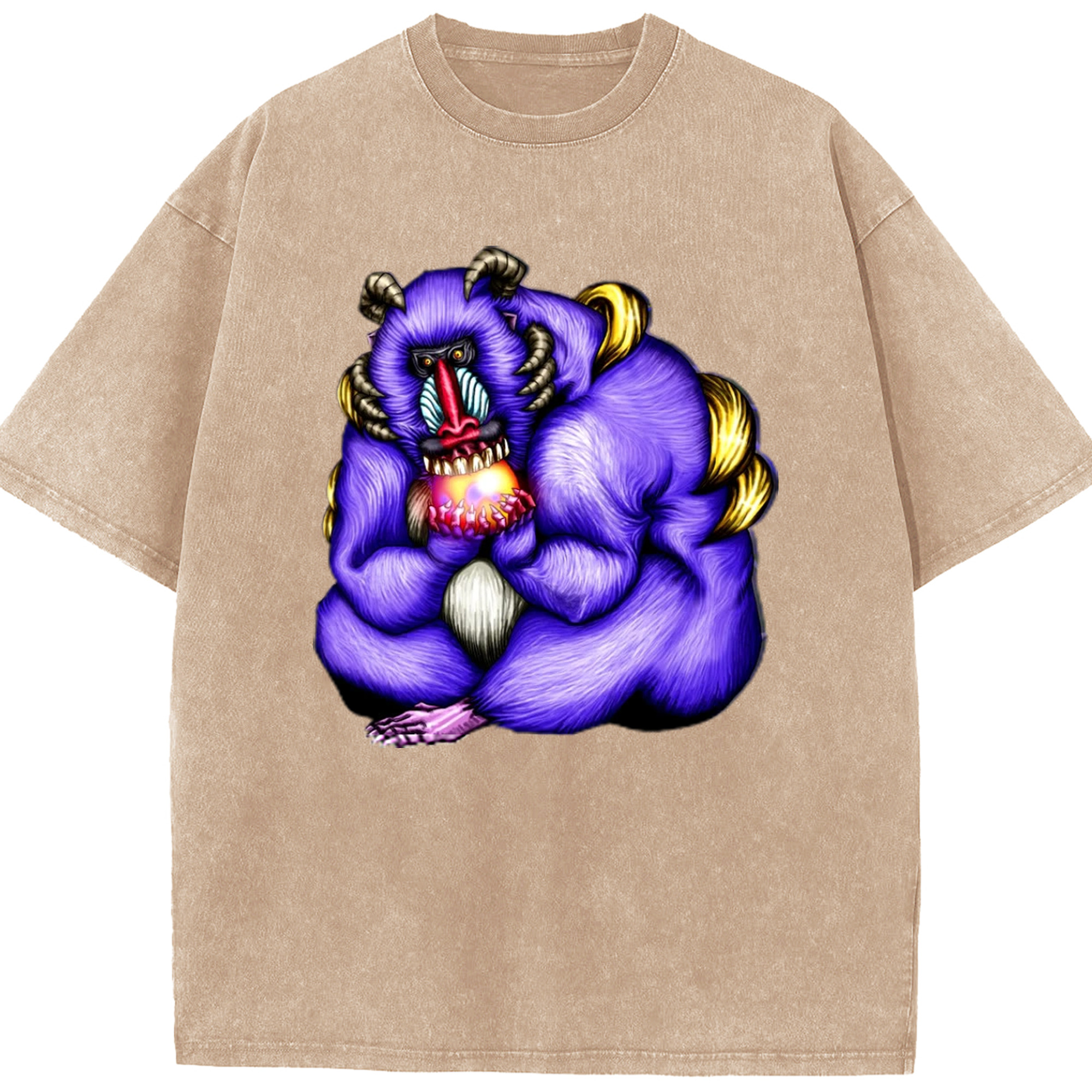 （画像用） 遊☆戯☆王 Yu-Gi-Oh! 綿100% ヴィンテージ風 半袖Tシャツ（フロントプリント）