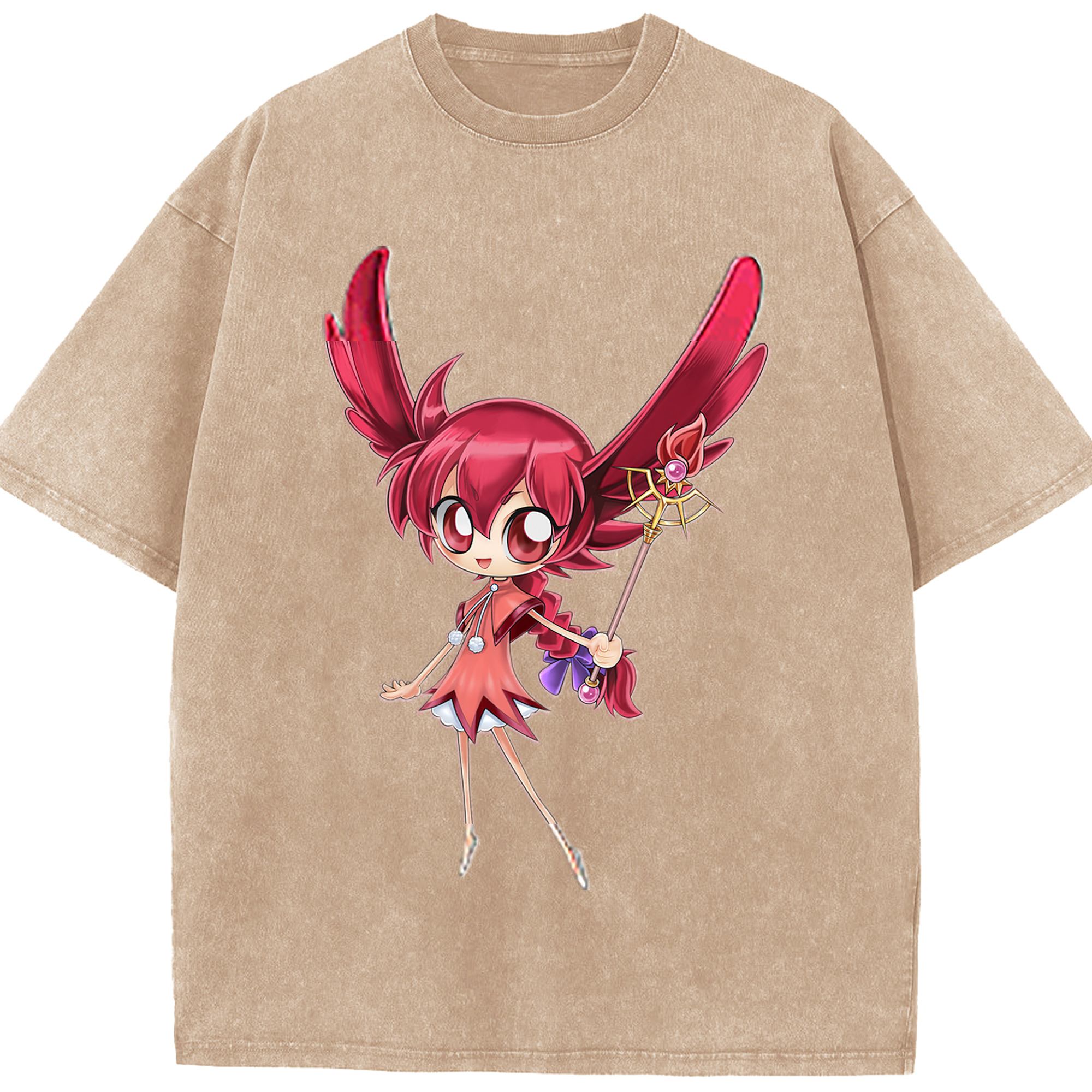 （画像用） 遊☆戯☆王 Yu-Gi-Oh! 綿100% ヴィンテージ風 半袖Tシャツ（フロントプリント）