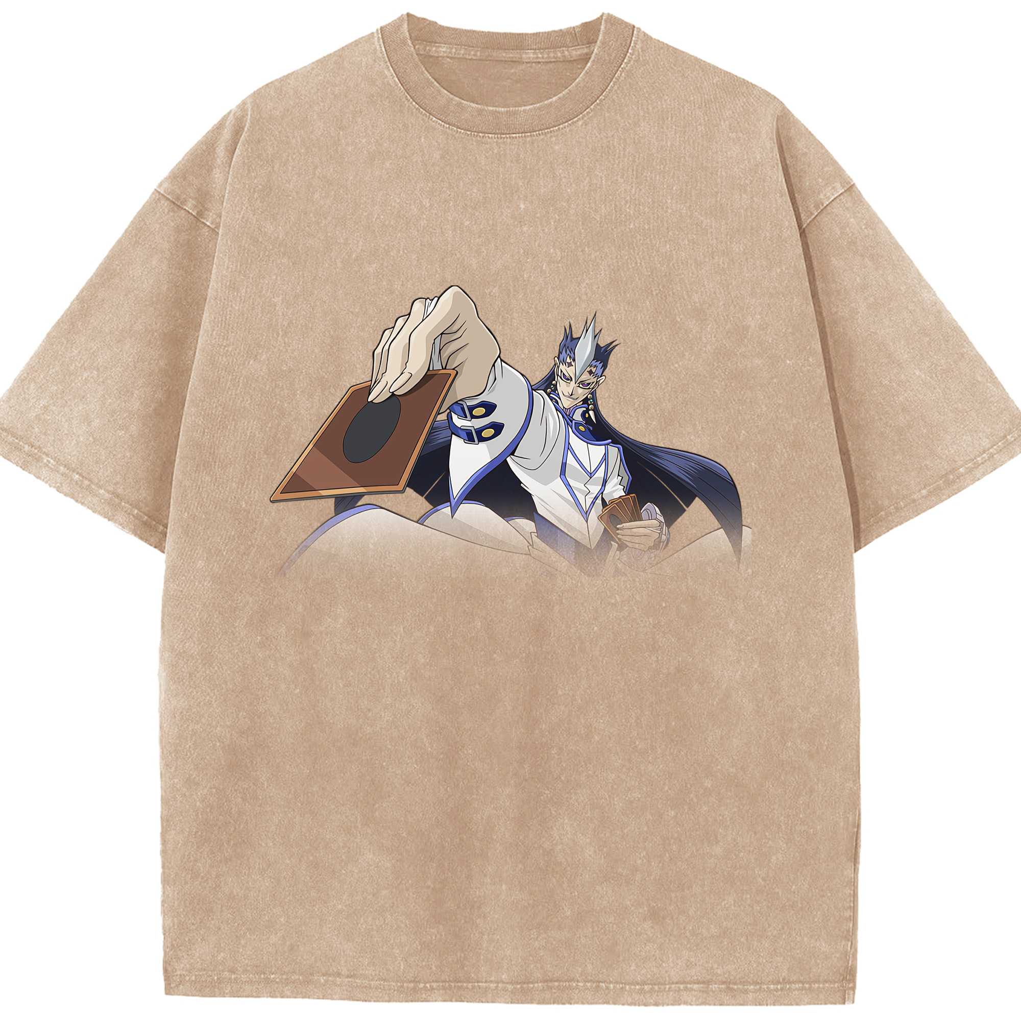 （画像用） 遊☆戯☆王 Yu-Gi-Oh! 綿100% ヴィンテージ風 半袖Tシャツ（フロントプリント）