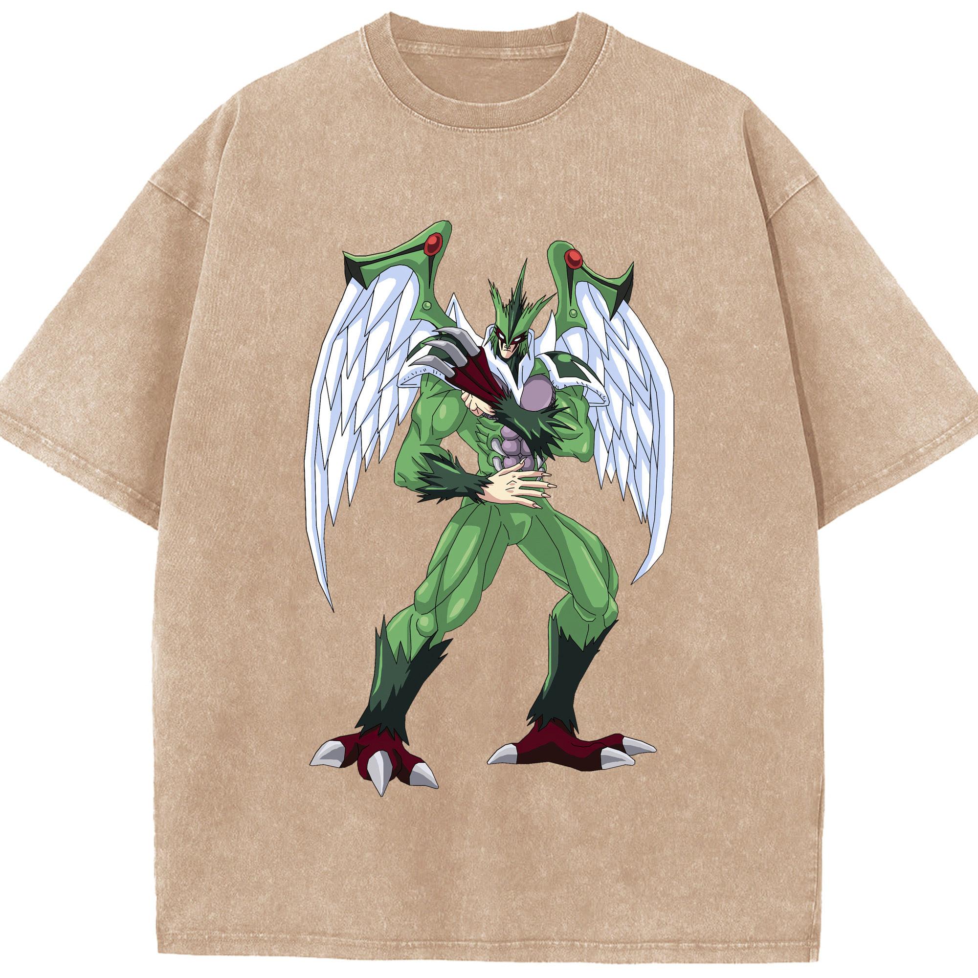 （画像用） 遊☆戯☆王 Yu-Gi-Oh! 綿100% ヴィンテージ風 半袖Tシャツ（フロントプリント）
