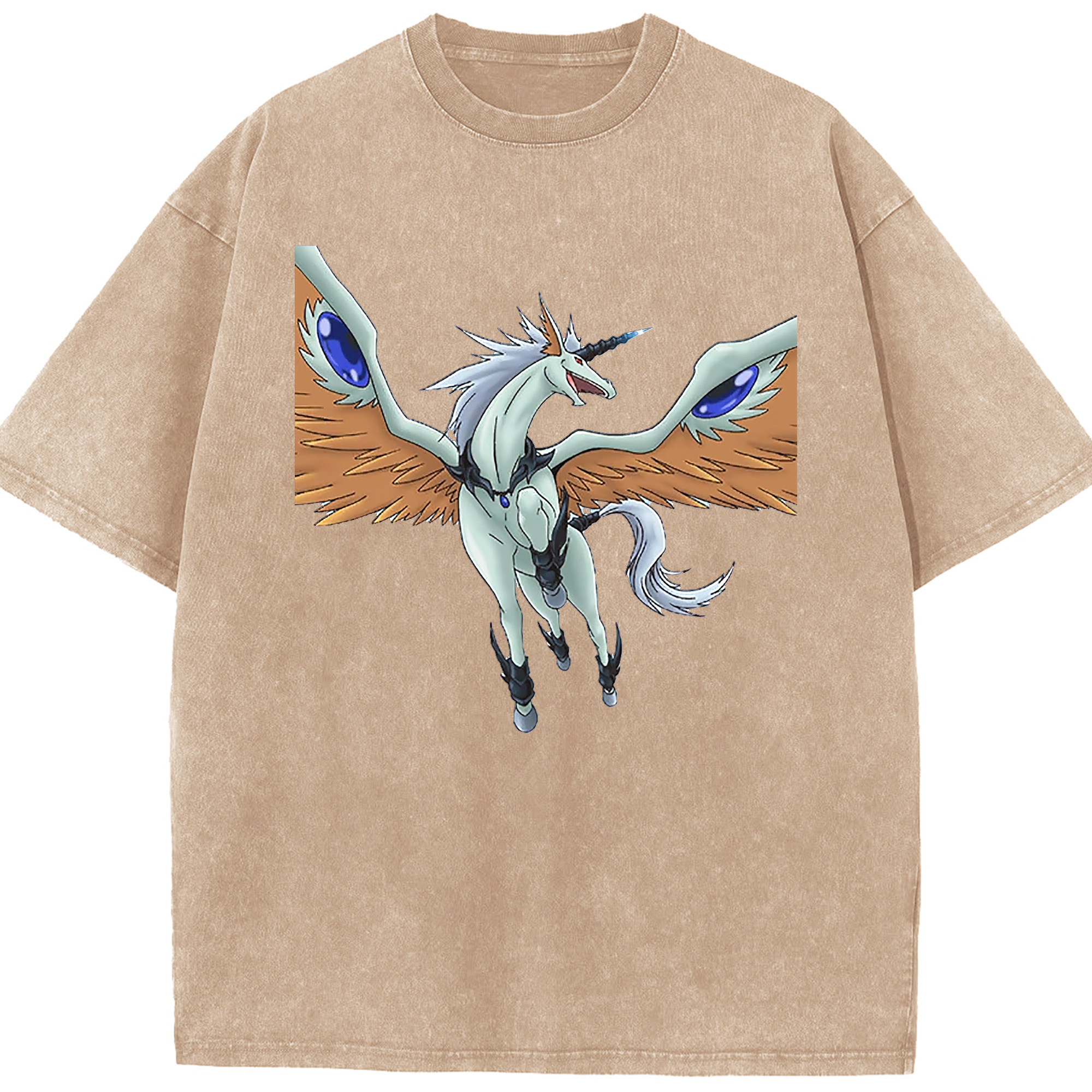 （画像用） 遊☆戯☆王 Yu-Gi-Oh! 綿100% ヴィンテージ風 半袖Tシャツ（フロントプリント）