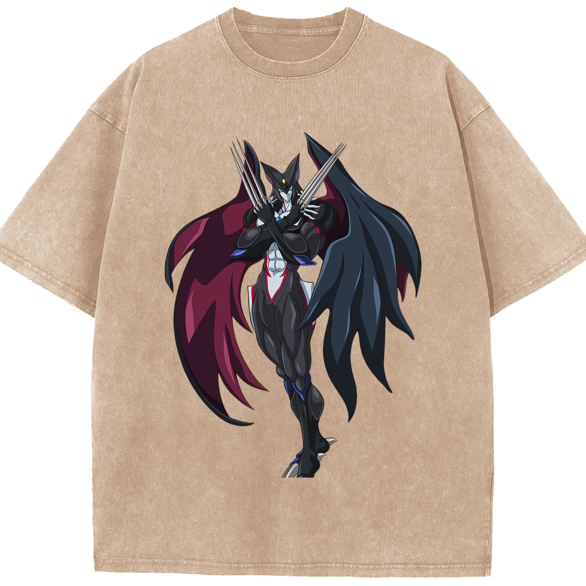 （画像用） 遊☆戯☆王 Yu-Gi-Oh! 綿100% ヴィンテージ風 半袖Tシャツ（フロントプリント）