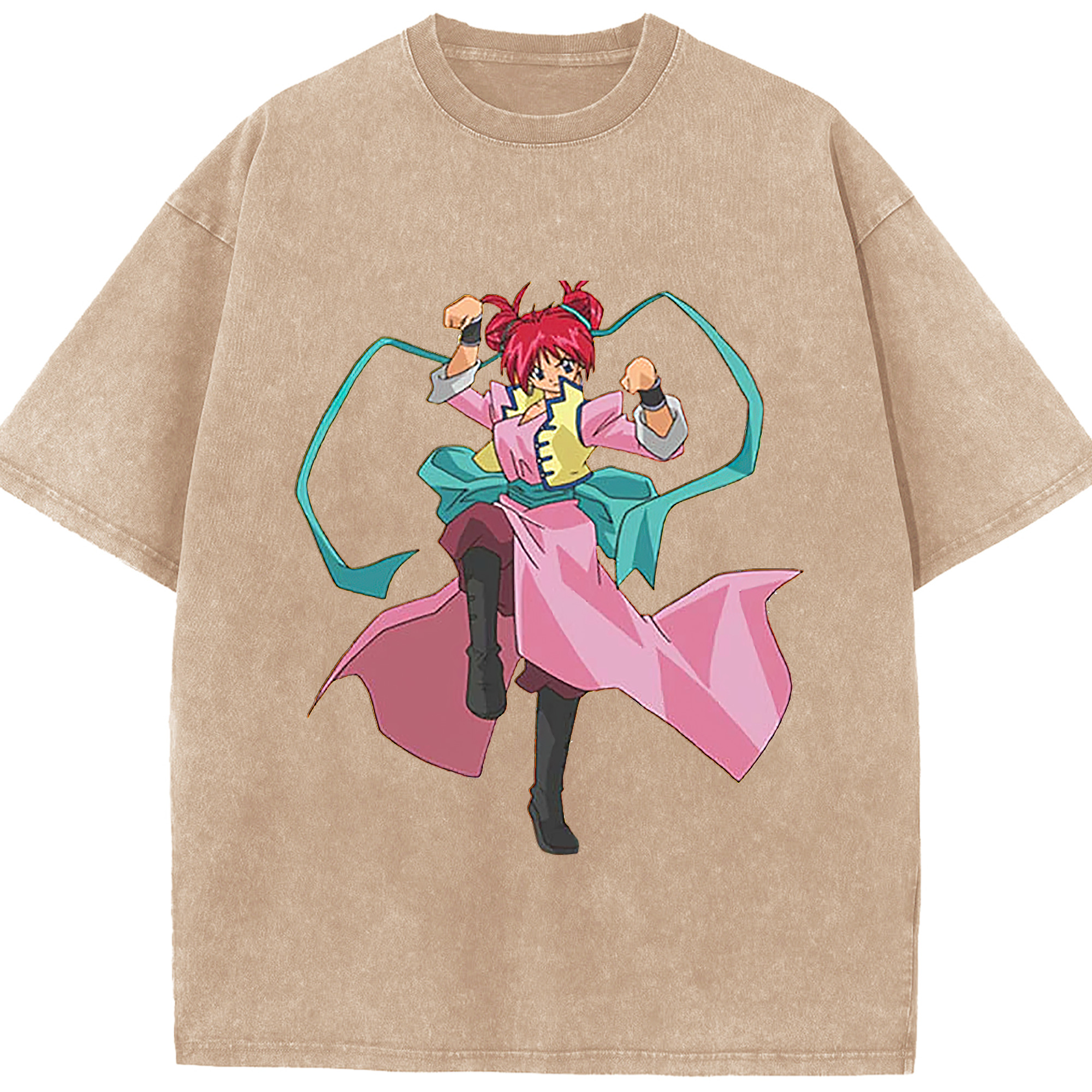 （画像用） 遊☆戯☆王 Yu-Gi-Oh! 綿100% ヴィンテージ風 半袖Tシャツ（フロントプリント）