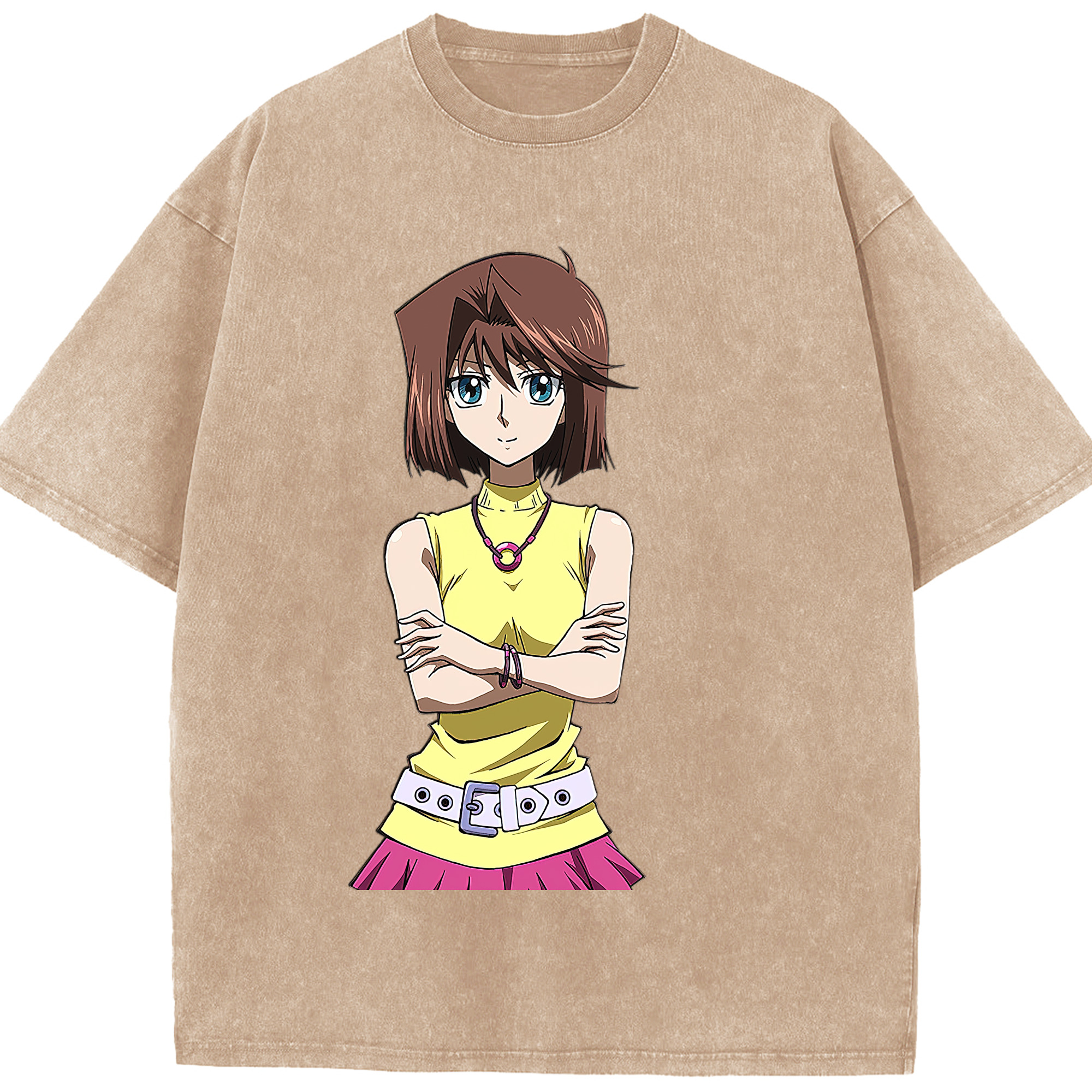 （画像用） 遊☆戯☆王 Yu-Gi-Oh! 綿100% ヴィンテージ風 半袖Tシャツ（フロントプリント）