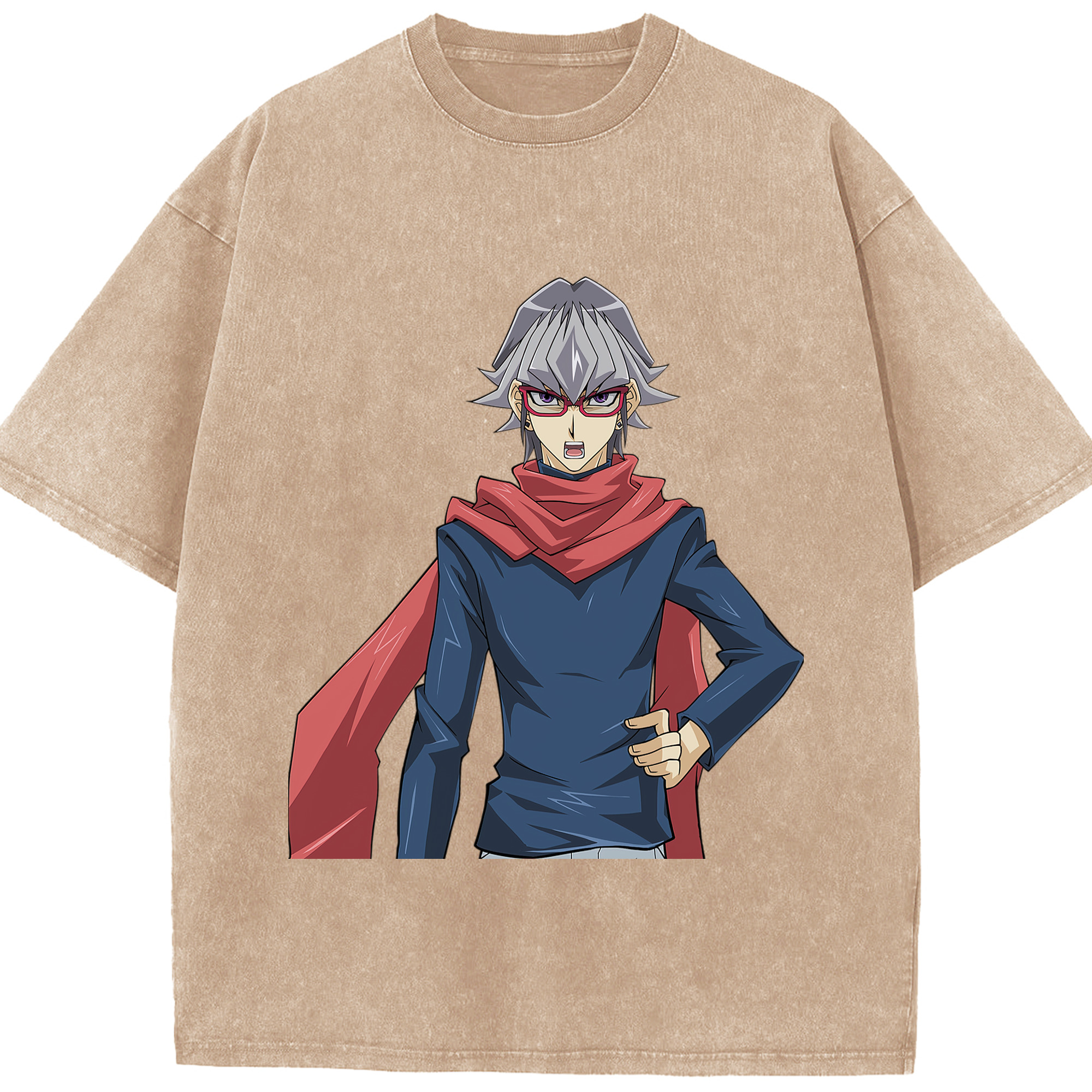 （画像用） 遊☆戯☆王 Yu-Gi-Oh! 綿100% ヴィンテージ風 半袖Tシャツ（フロントプリント）