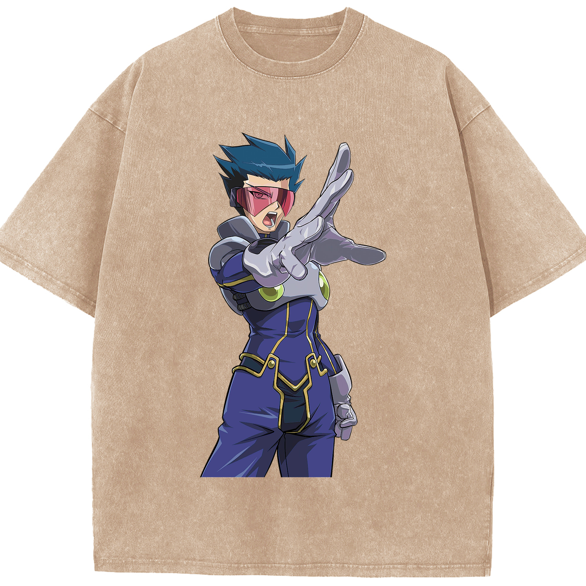 （画像用） 遊☆戯☆王 Yu-Gi-Oh! 綿100% ヴィンテージ風 半袖Tシャツ（フロントプリント）