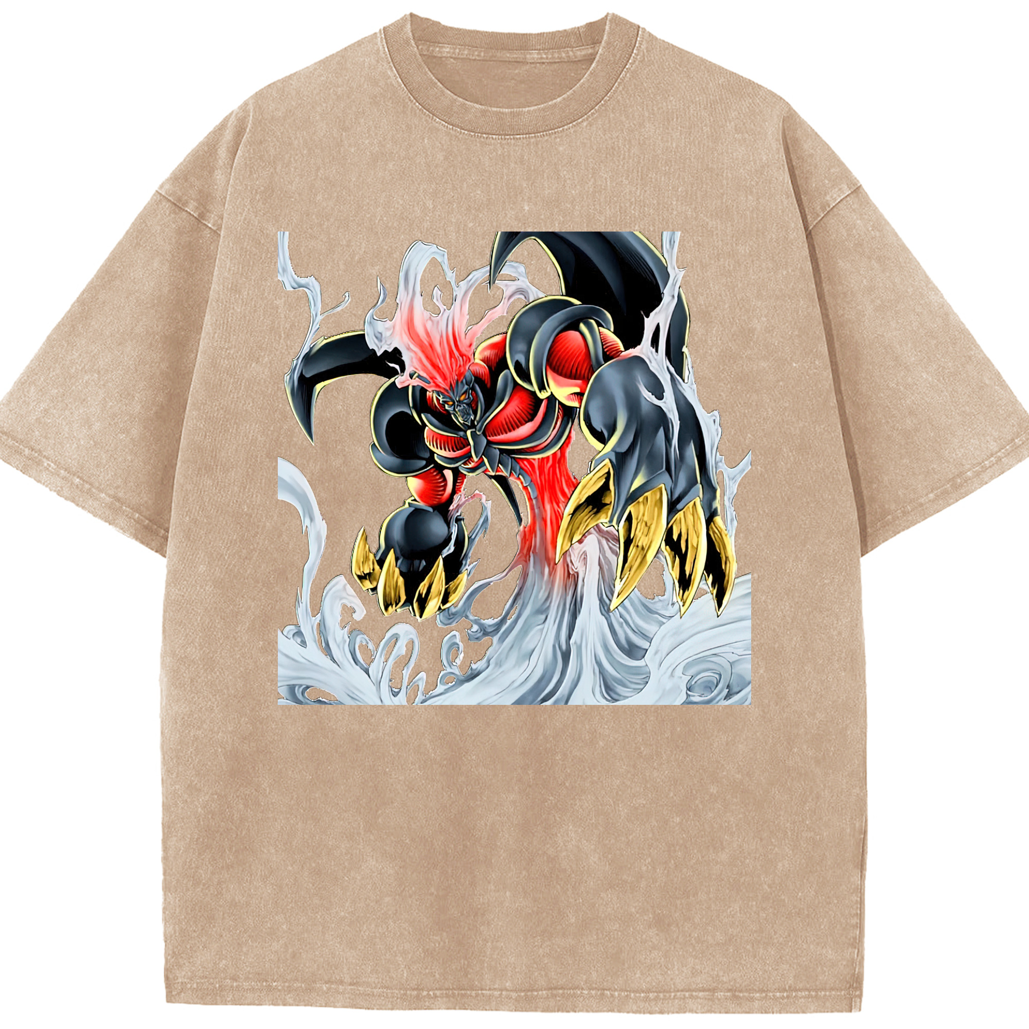 （画像用） 遊☆戯☆王 Yu-Gi-Oh! 綿100% ヴィンテージ風 半袖Tシャツ（フロントプリント）