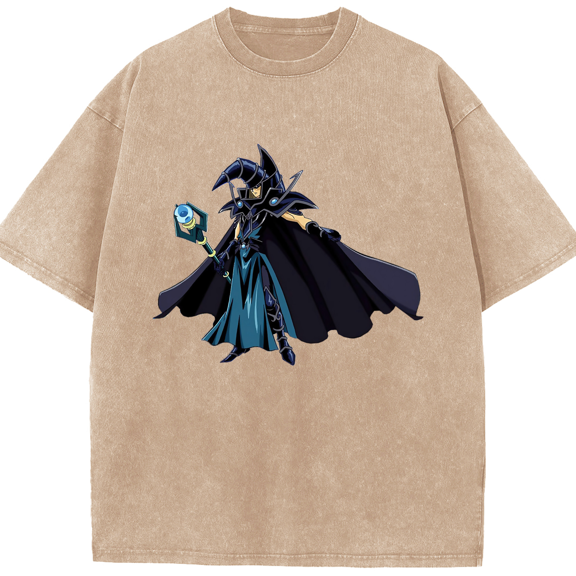 （画像用） 遊☆戯☆王 Yu-Gi-Oh! 綿100% ヴィンテージ風 半袖Tシャツ（フロントプリント）