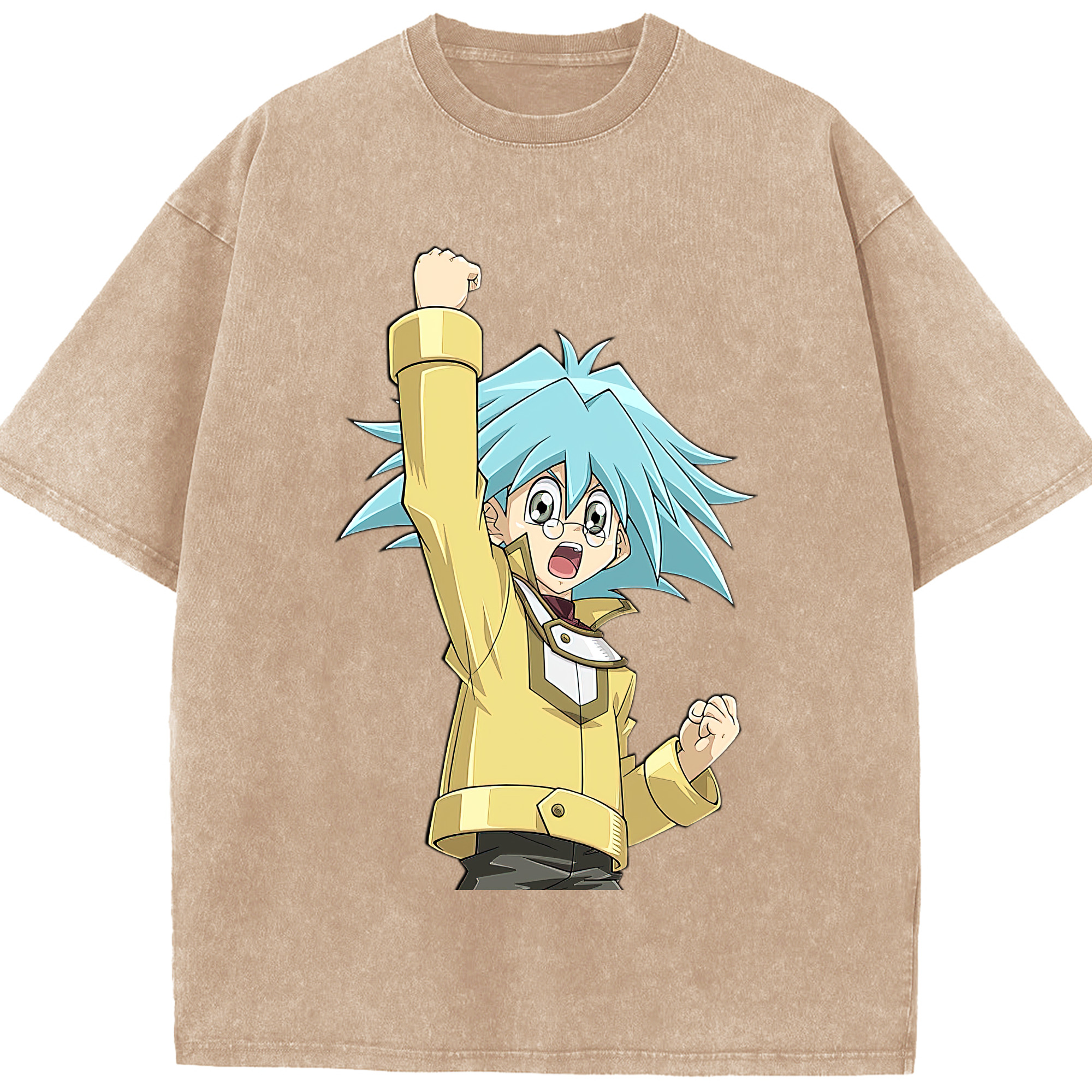 （画像用） 遊☆戯☆王 Yu-Gi-Oh! 綿100% ヴィンテージ風 半袖Tシャツ（フロントプリント）