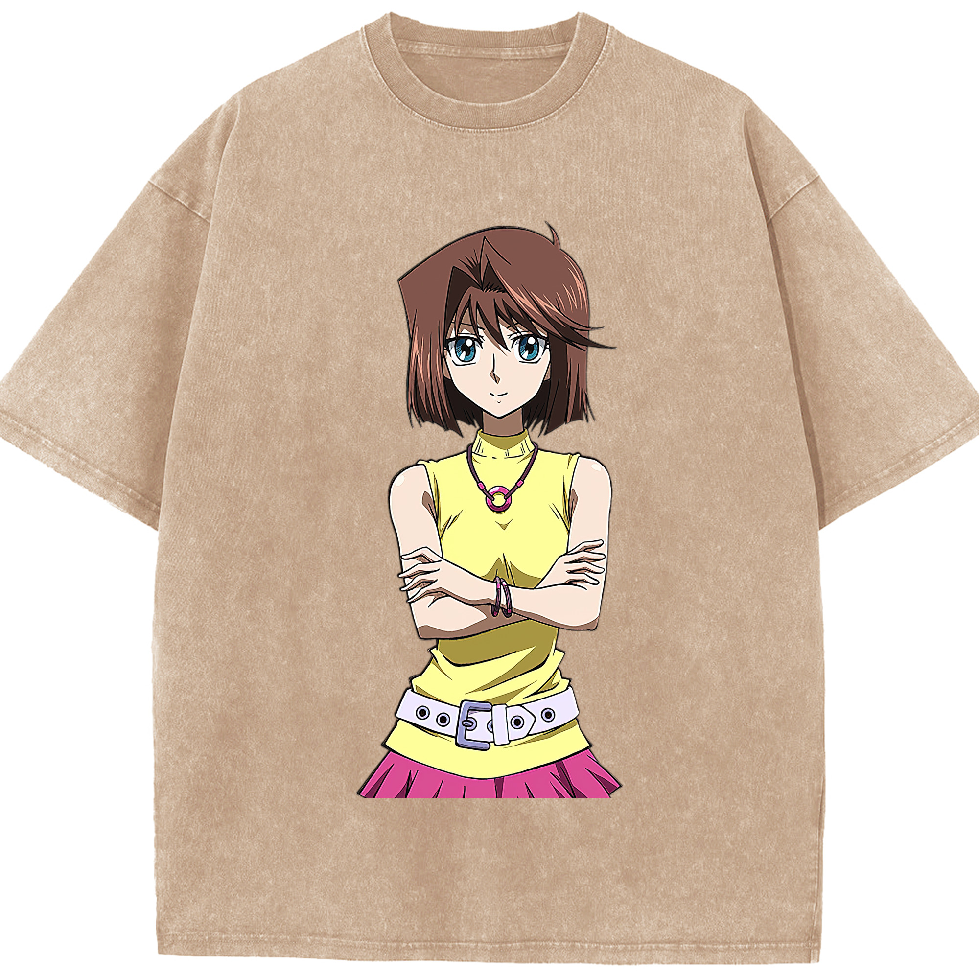 （画像用） 遊☆戯☆王 Yu-Gi-Oh! 綿100% ヴィンテージ風 半袖Tシャツ（フロントプリント）