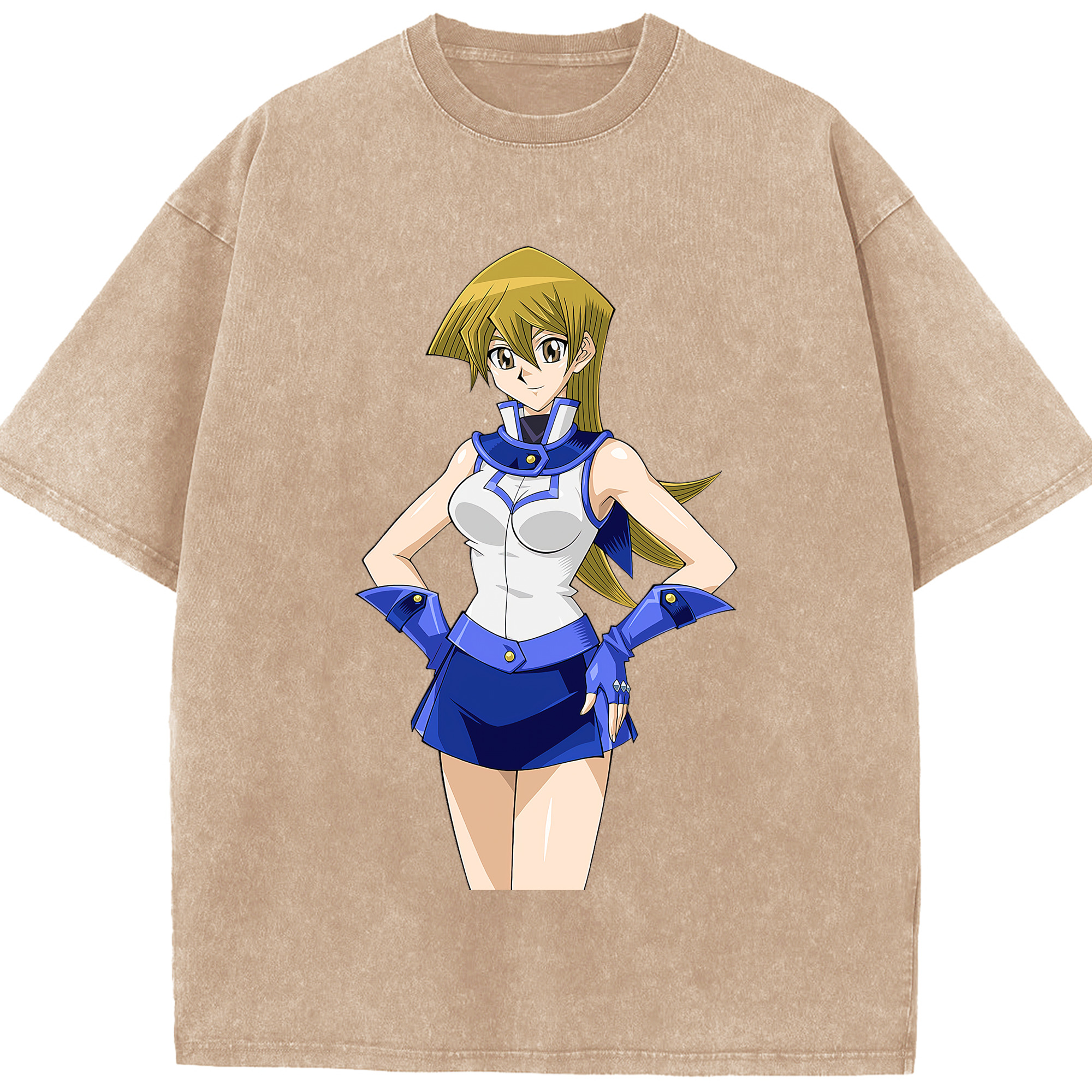 （画像用） 遊☆戯☆王 Yu-Gi-Oh! 綿100% ヴィンテージ風 半袖Tシャツ（フロントプリント）