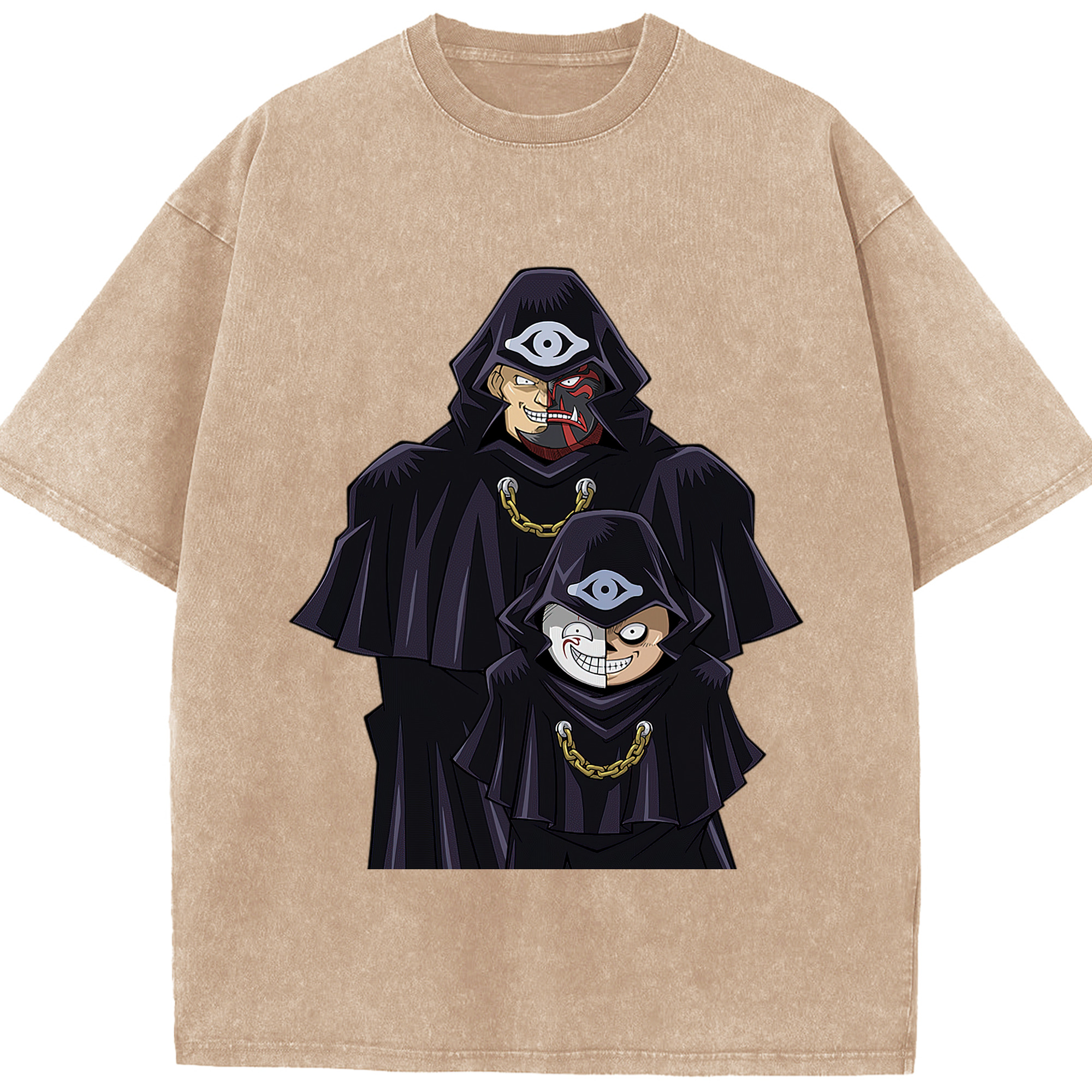 （画像用） 遊☆戯☆王 Yu-Gi-Oh! 綿100% ヴィンテージ風 半袖Tシャツ（フロントプリント）