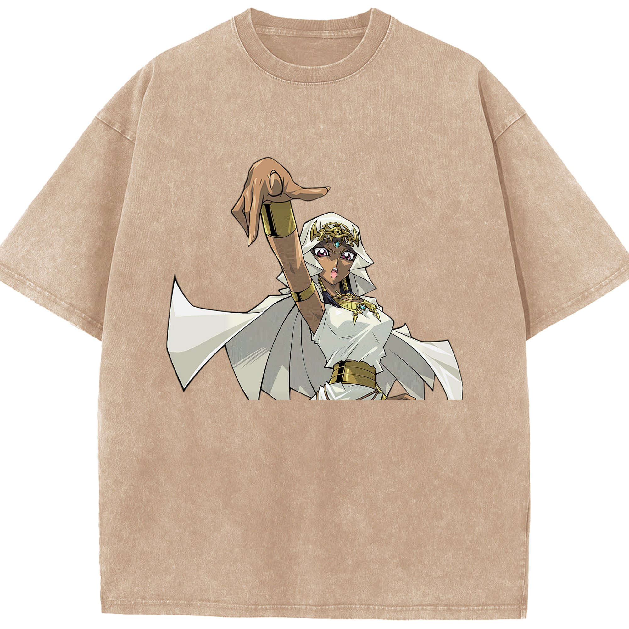 （画像用） 遊☆戯☆王 Yu-Gi-Oh! 綿100% ヴィンテージ風 半袖Tシャツ（フロントプリント）