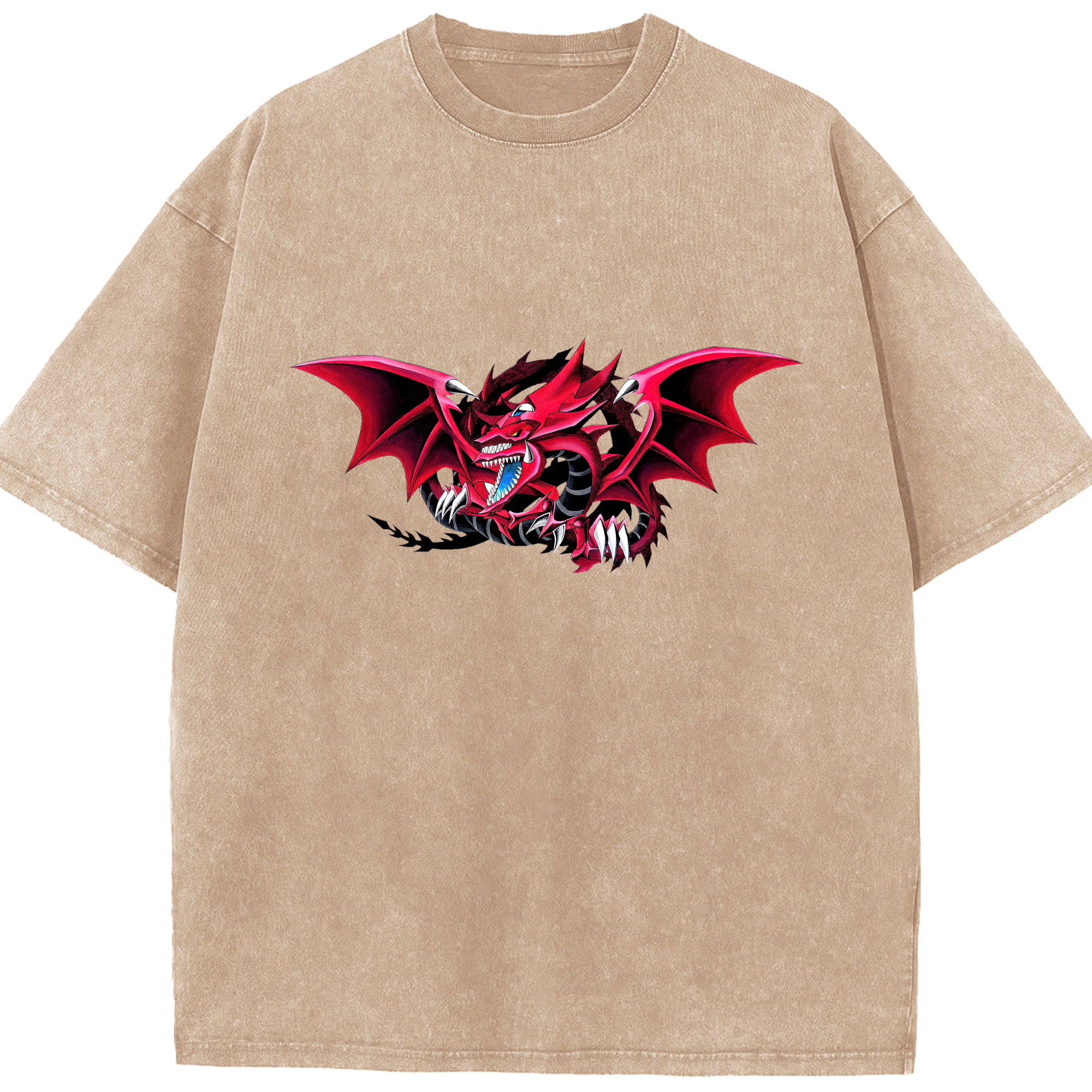 （画像用） 遊☆戯☆王 Yu-Gi-Oh! 綿100% ヴィンテージ風 半袖Tシャツ（フロントプリント）