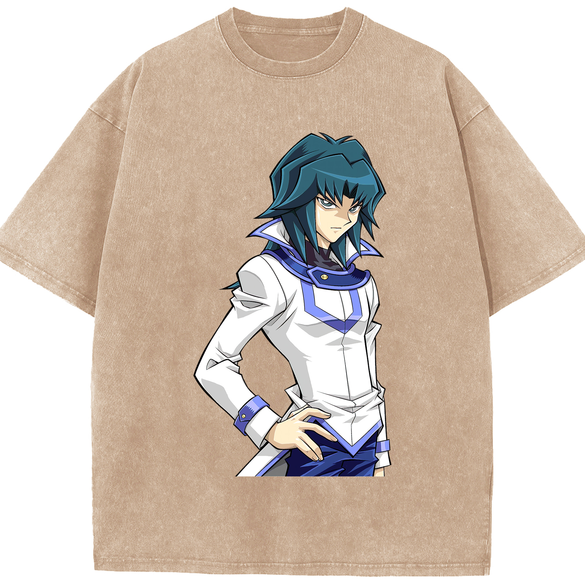 （画像用） 遊☆戯☆王 Yu-Gi-Oh! 綿100% ヴィンテージ風 半袖Tシャツ（フロントプリント）