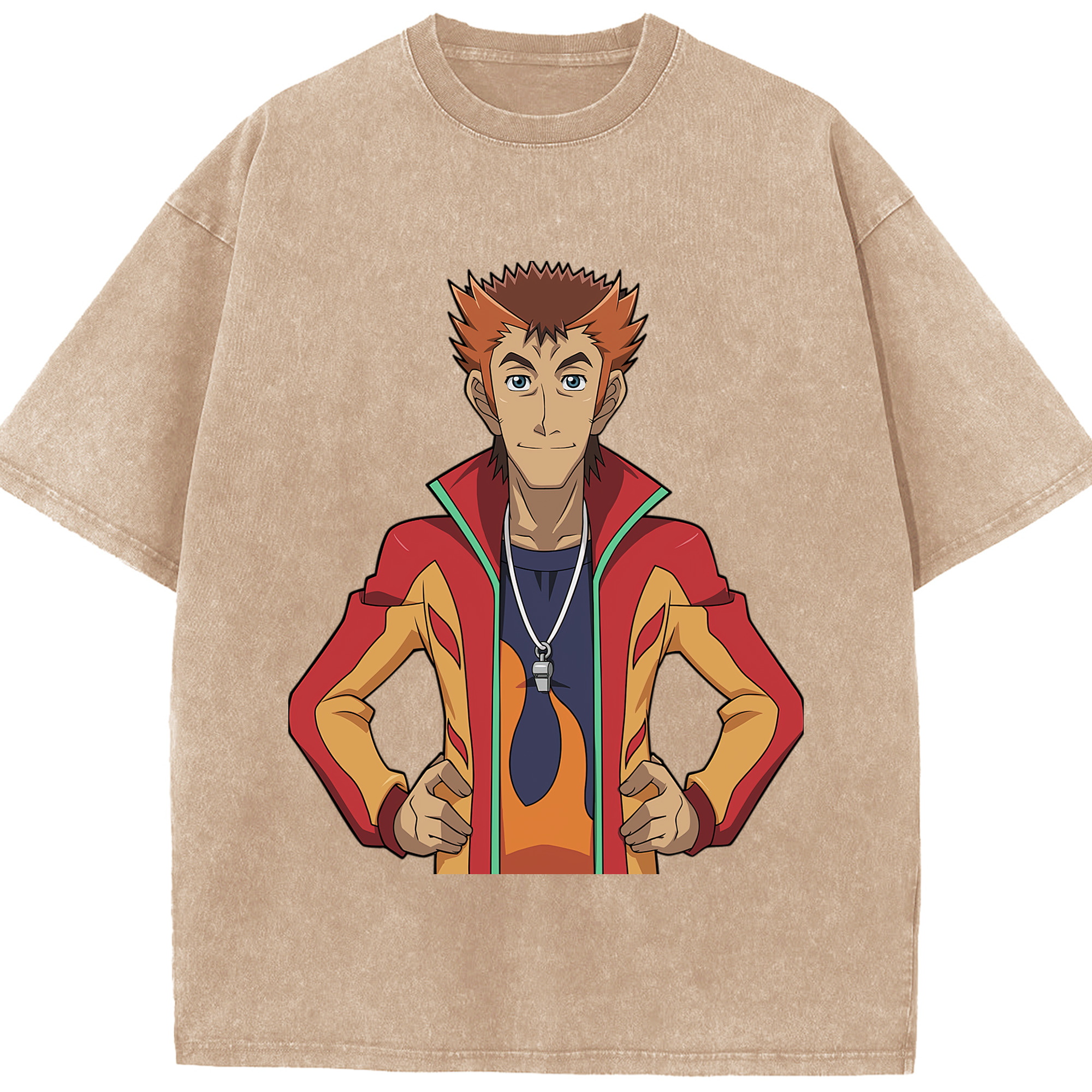 （画像用） 遊☆戯☆王 Yu-Gi-Oh! 綿100% ヴィンテージ風 半袖Tシャツ（フロントプリント）