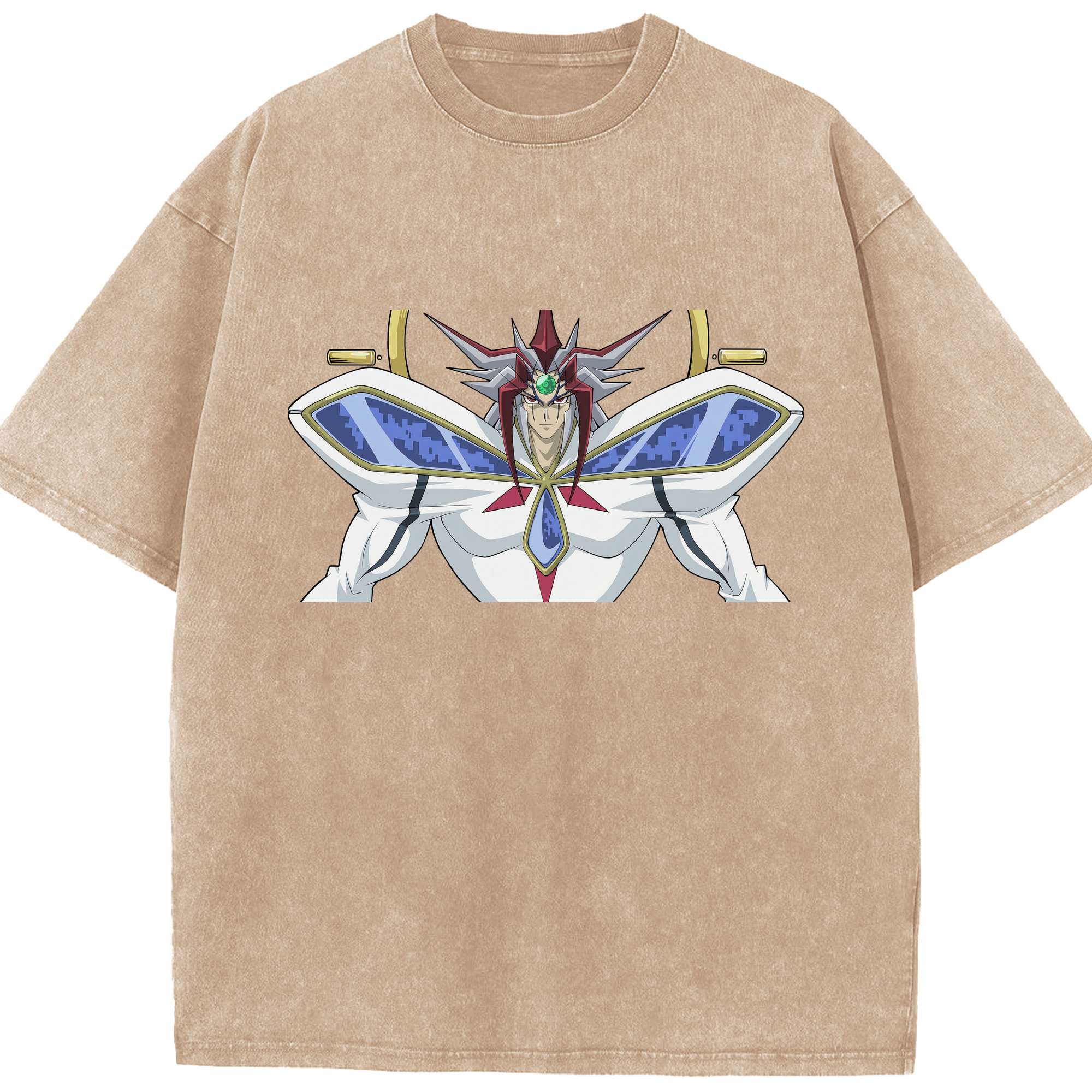 （画像用） 遊☆戯☆王 Yu-Gi-Oh! 綿100% ヴィンテージ風 半袖Tシャツ（フロントプリント）