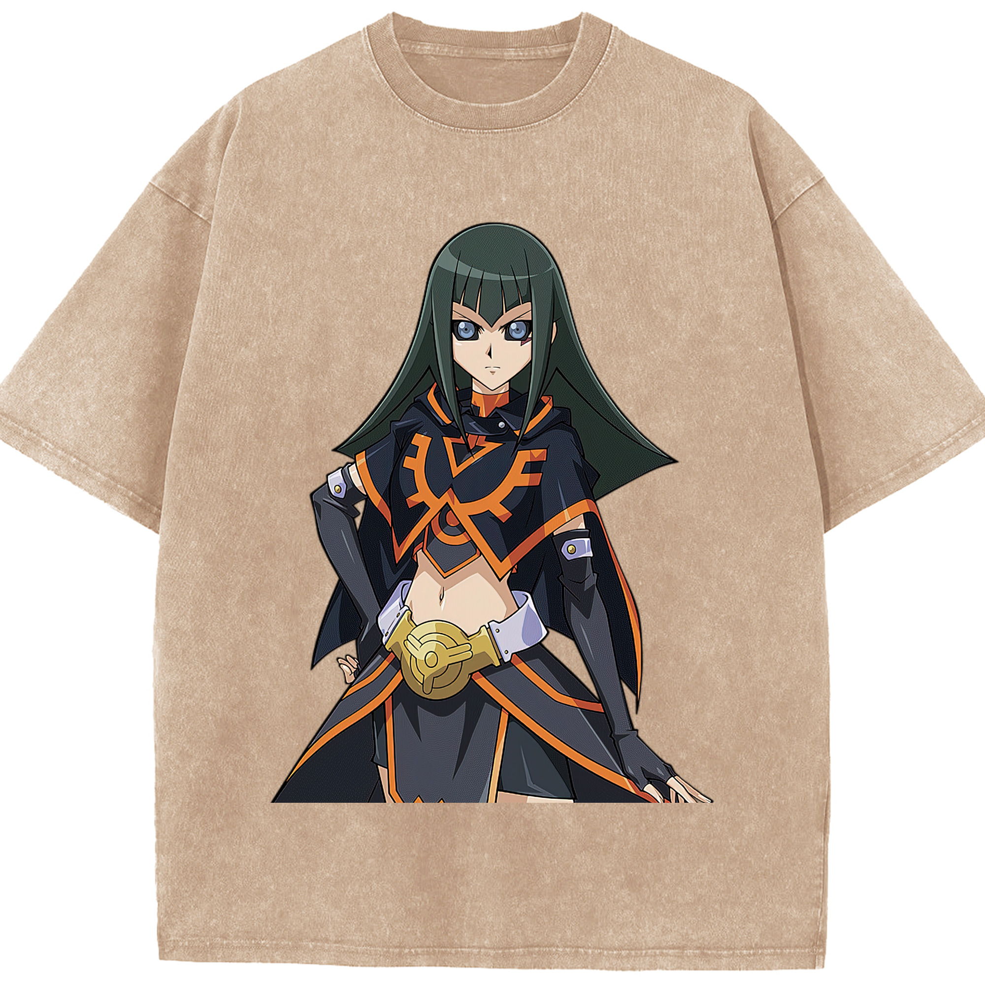 （画像用） 遊☆戯☆王 Yu-Gi-Oh! 綿100% ヴィンテージ風 半袖Tシャツ（フロントプリント）