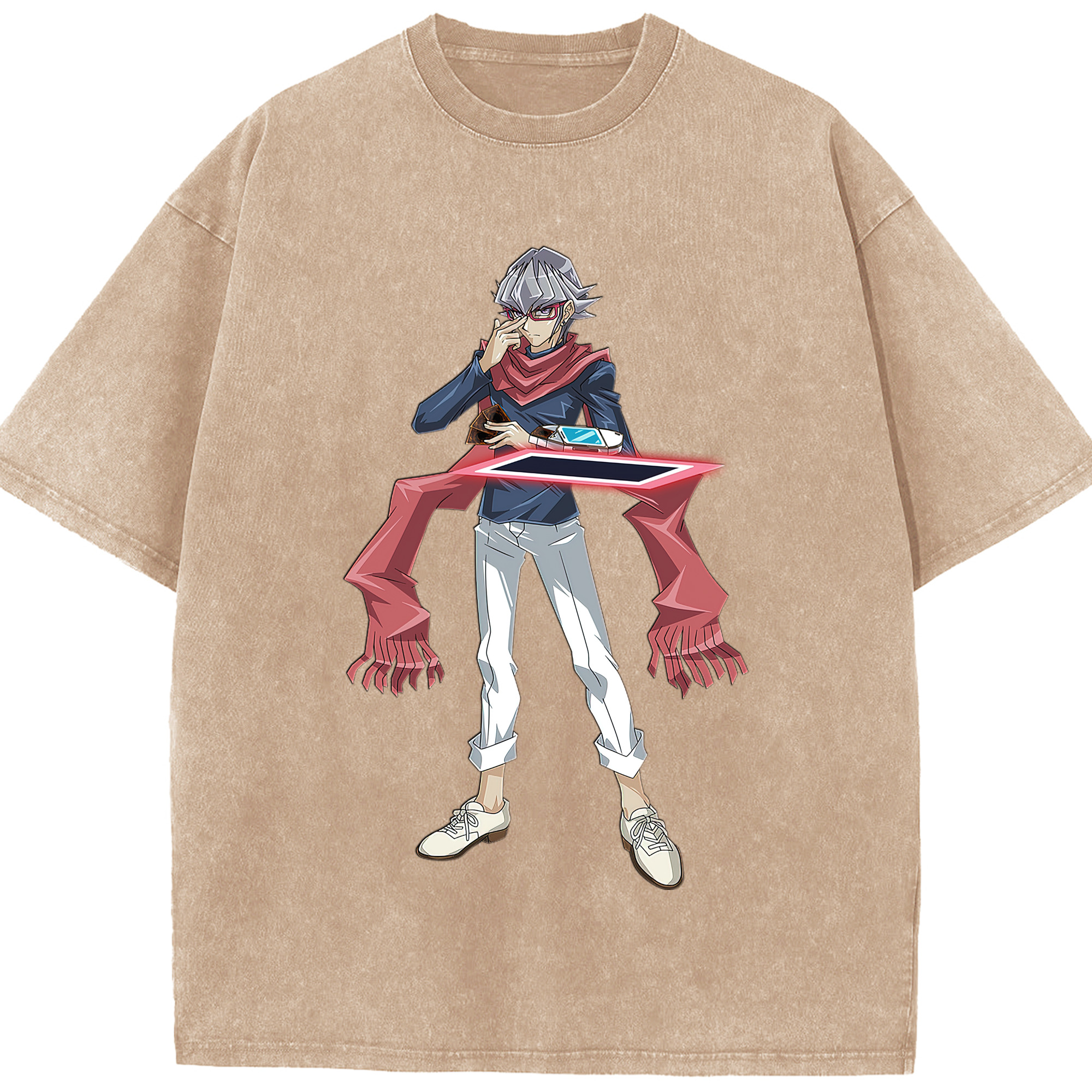 （画像用） 遊☆戯☆王 Yu-Gi-Oh! 綿100% ヴィンテージ風 半袖Tシャツ（フロントプリント）