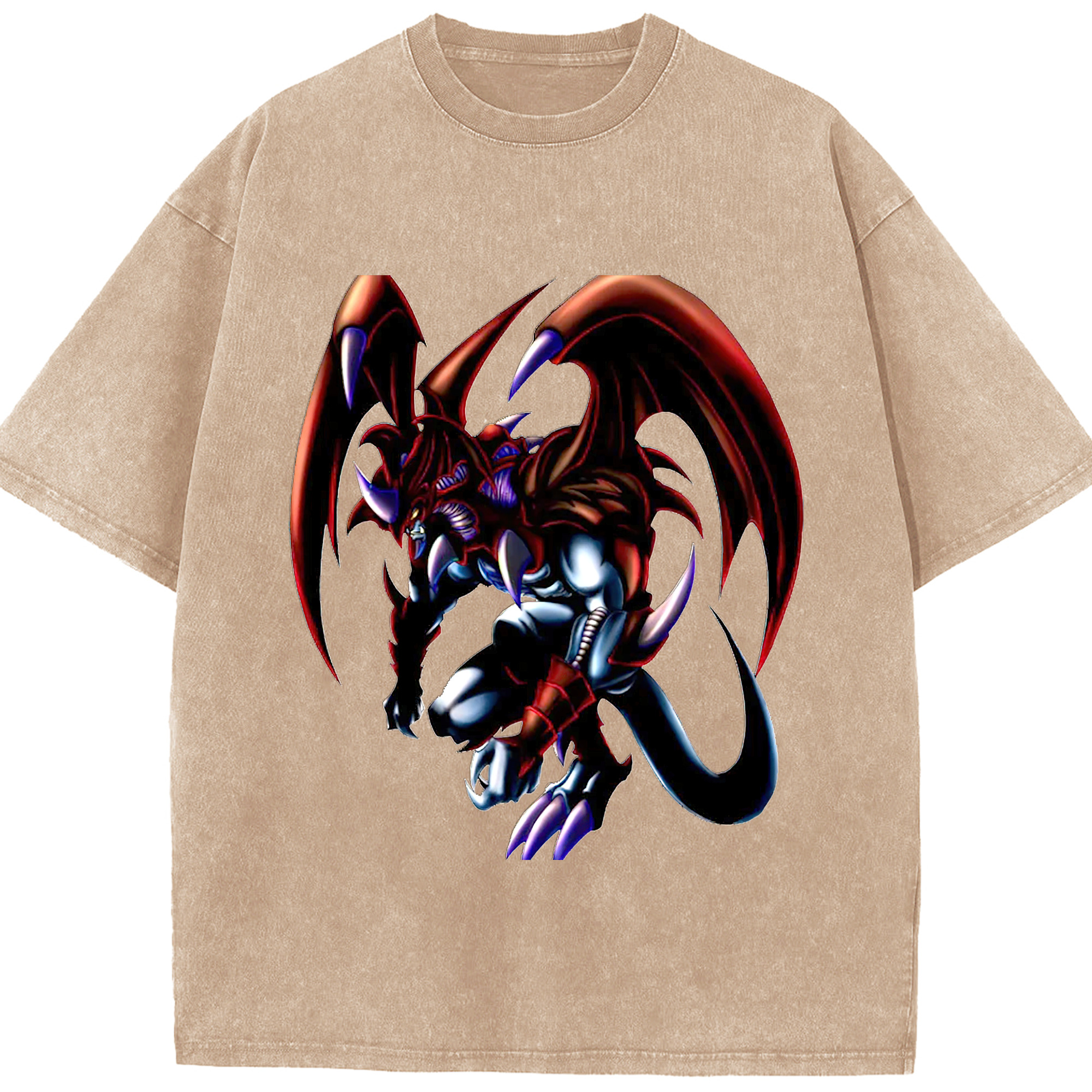 （画像用） 遊☆戯☆王 Yu-Gi-Oh! 綿100% ヴィンテージ風 半袖Tシャツ（フロントプリント）