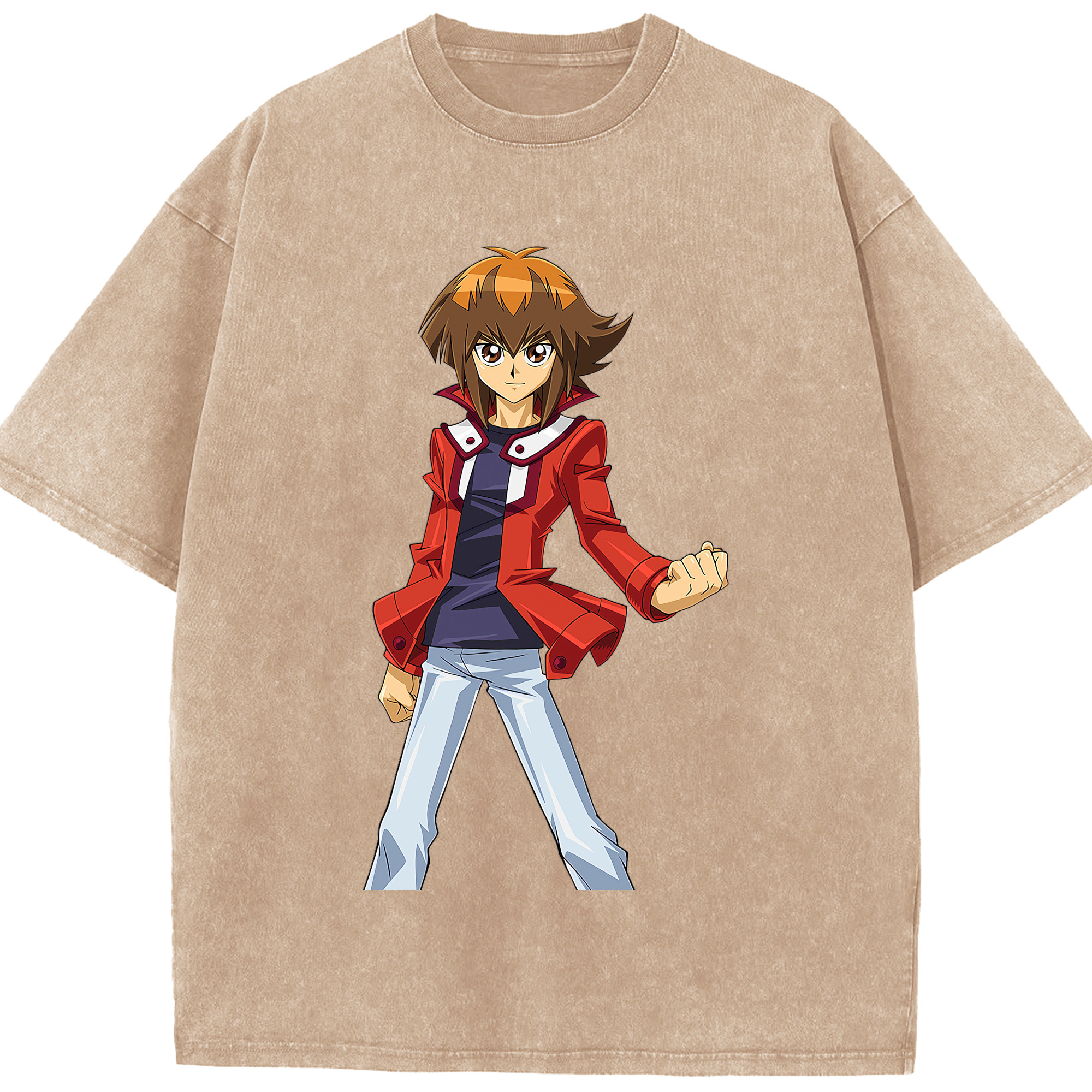 （画像用） 遊☆戯☆王 Yu-Gi-Oh! 綿100% ヴィンテージ風 半袖Tシャツ（フロントプリント）