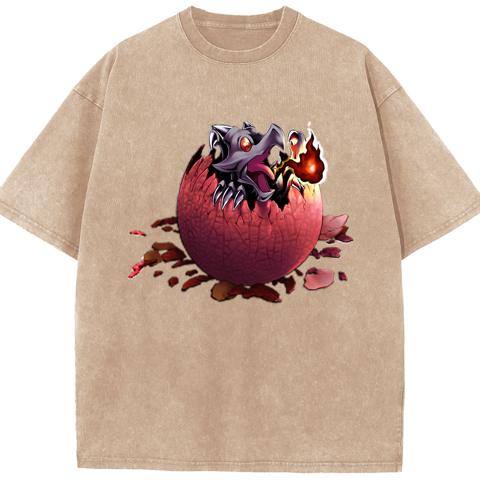 （画像用） 遊☆戯☆王 Yu-Gi-Oh! 綿100% ヴィンテージ風 半袖Tシャツ（フロントプリント）