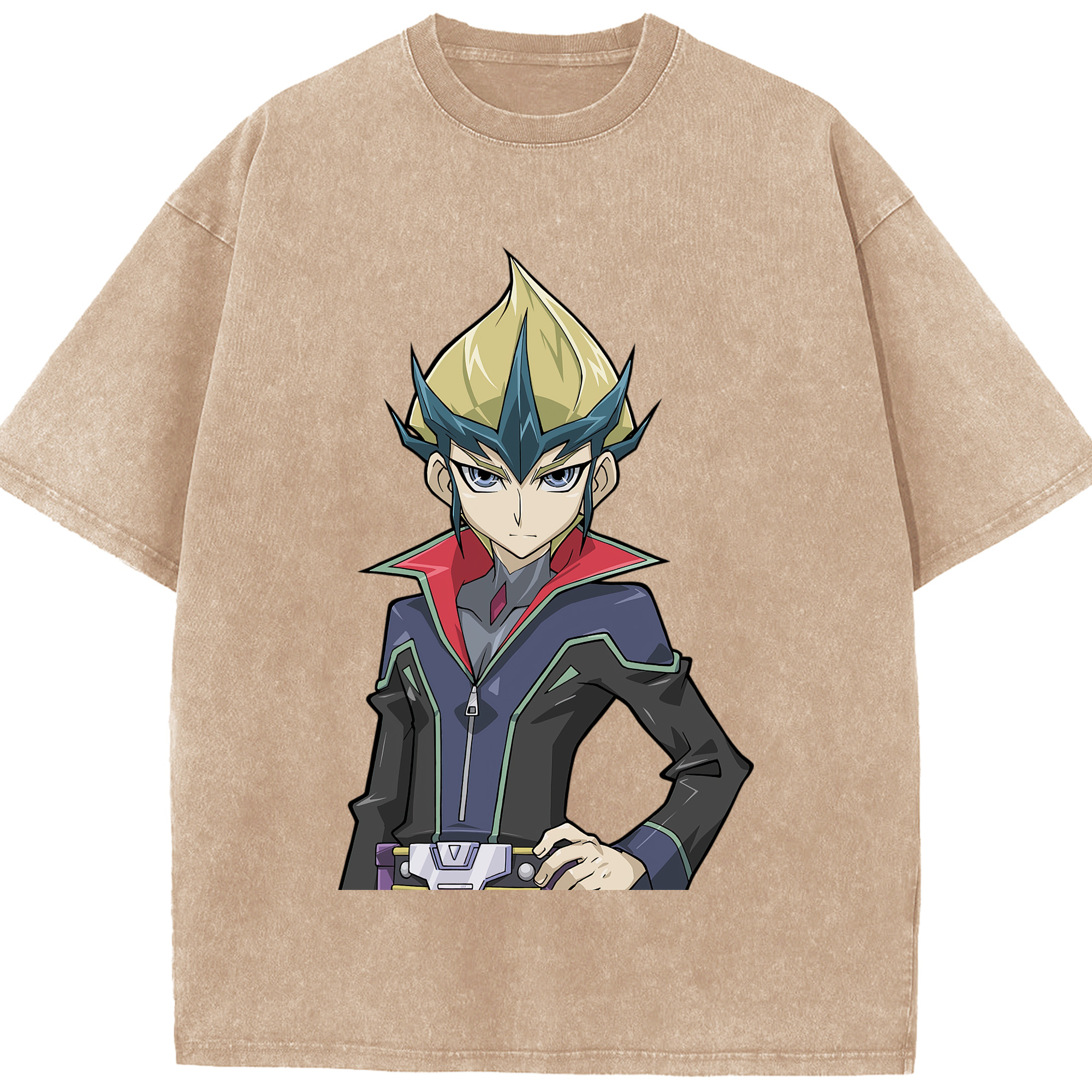 （画像用） 遊☆戯☆王 Yu-Gi-Oh! 綿100% ヴィンテージ風 半袖Tシャツ（フロントプリント）