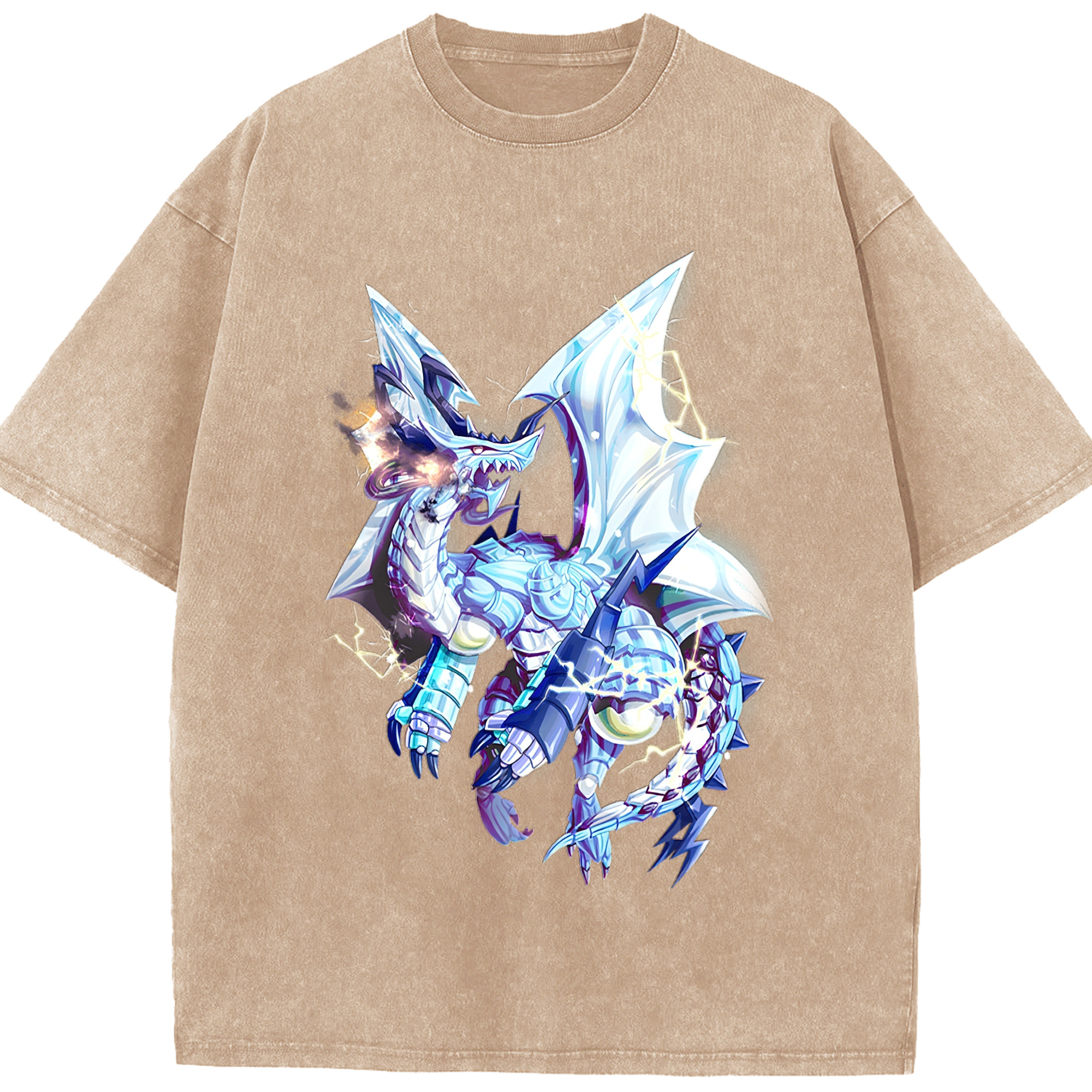 （画像用） 遊☆戯☆王 Yu-Gi-Oh! 綿100% ヴィンテージ風 半袖Tシャツ（フロントプリント）