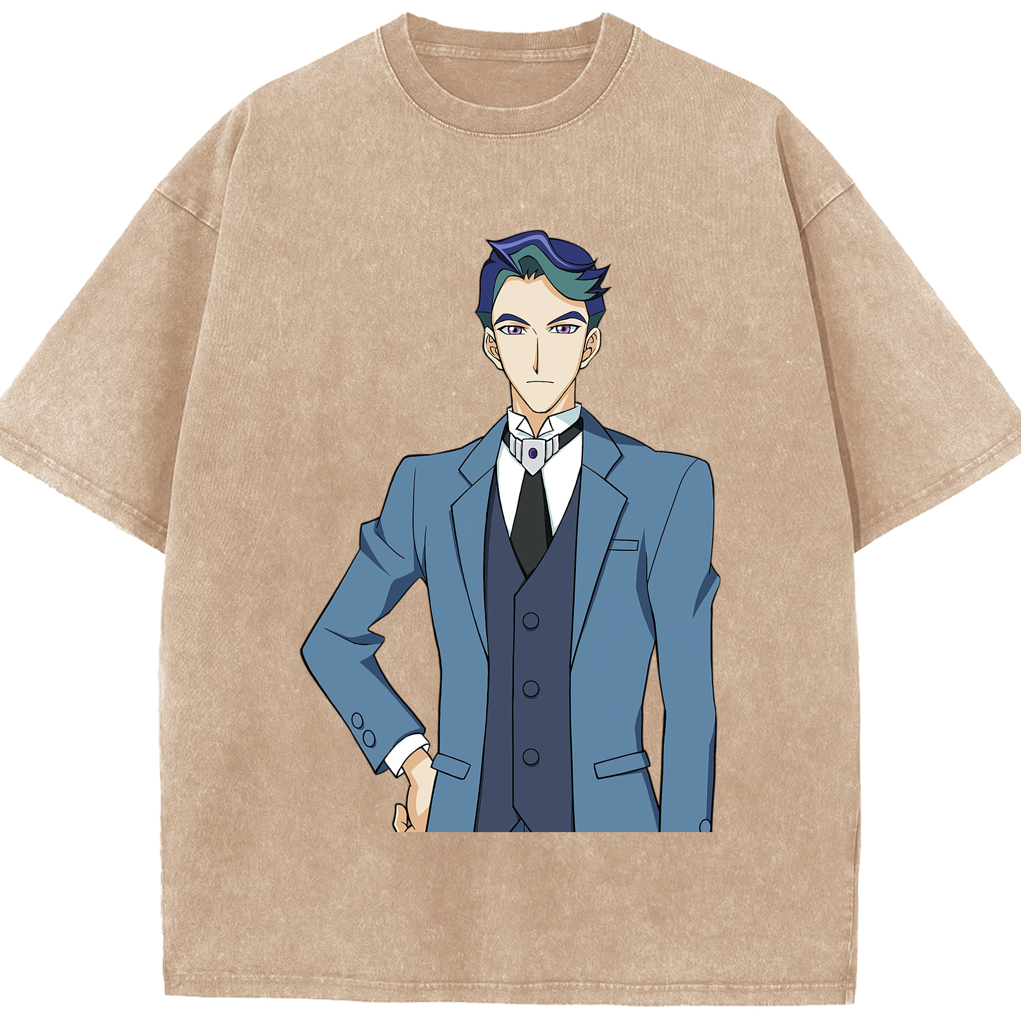 （画像用） 遊☆戯☆王 Yu-Gi-Oh! 綿100% ヴィンテージ風 半袖Tシャツ（フロントプリント）