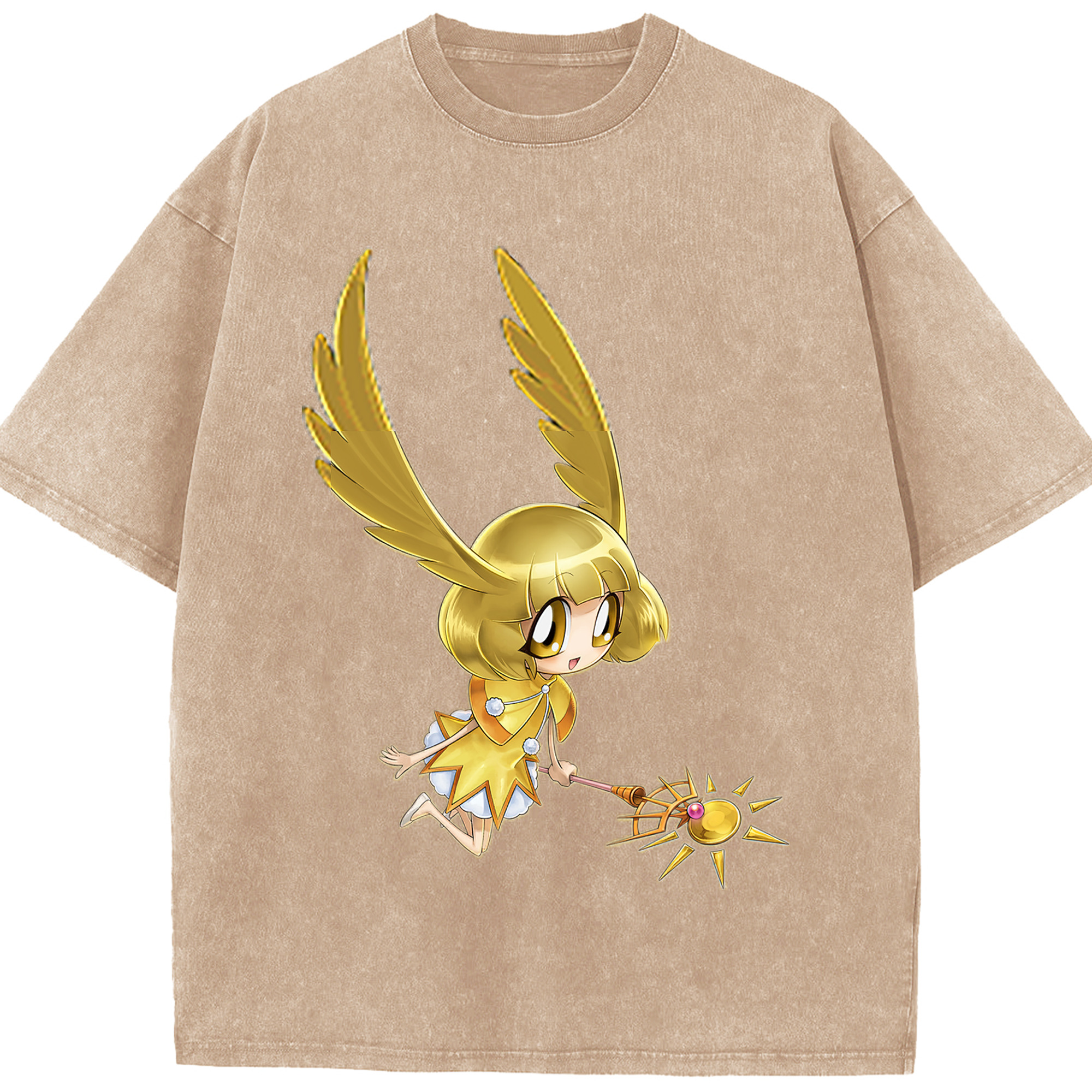 （画像用） 遊☆戯☆王 Yu-Gi-Oh! 綿100% ヴィンテージ風 半袖Tシャツ（フロントプリント）