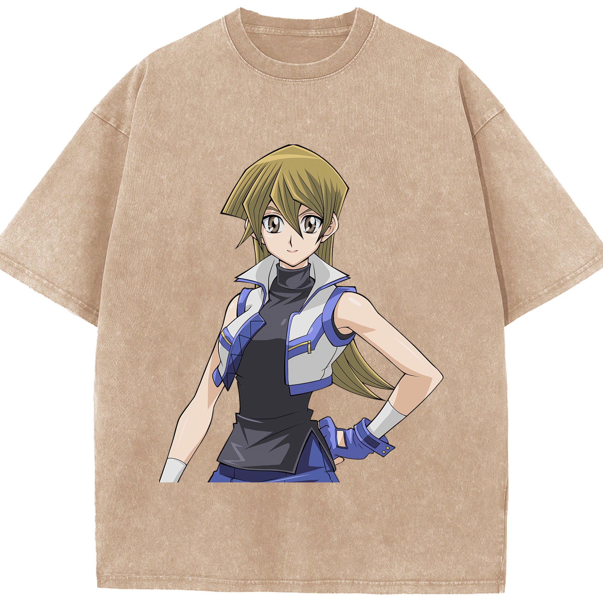 （画像用） 遊☆戯☆王 Yu-Gi-Oh! 綿100% ヴィンテージ風 半袖Tシャツ（フロントプリント）