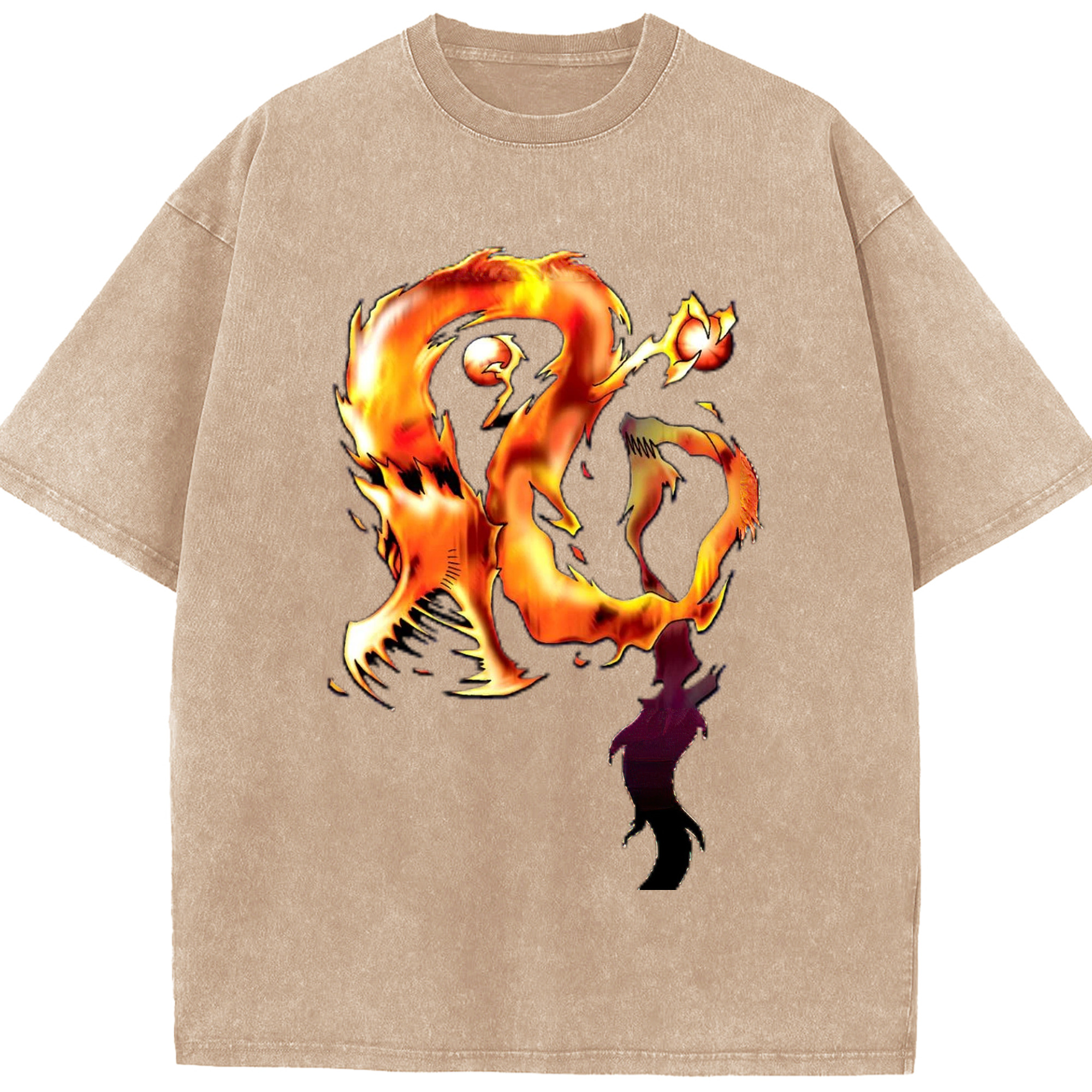（画像用） 遊☆戯☆王 Yu-Gi-Oh! 綿100% ヴィンテージ風 半袖Tシャツ（フロントプリント）