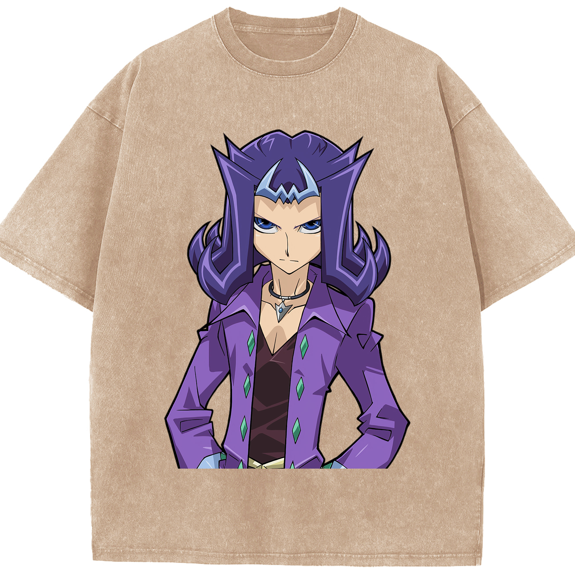 （画像用） 遊☆戯☆王 Yu-Gi-Oh! 綿100% ヴィンテージ風 半袖Tシャツ（フロントプリント）