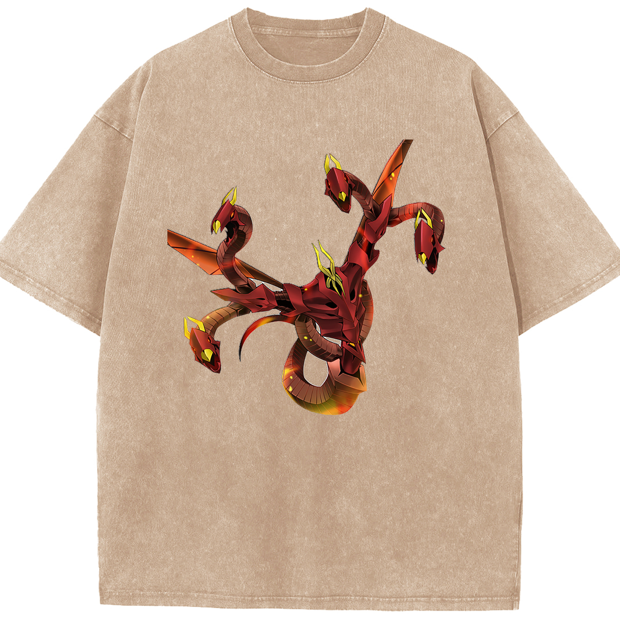 （画像用） 遊☆戯☆王 Yu-Gi-Oh! 綿100% ヴィンテージ風 半袖Tシャツ（フロントプリント）