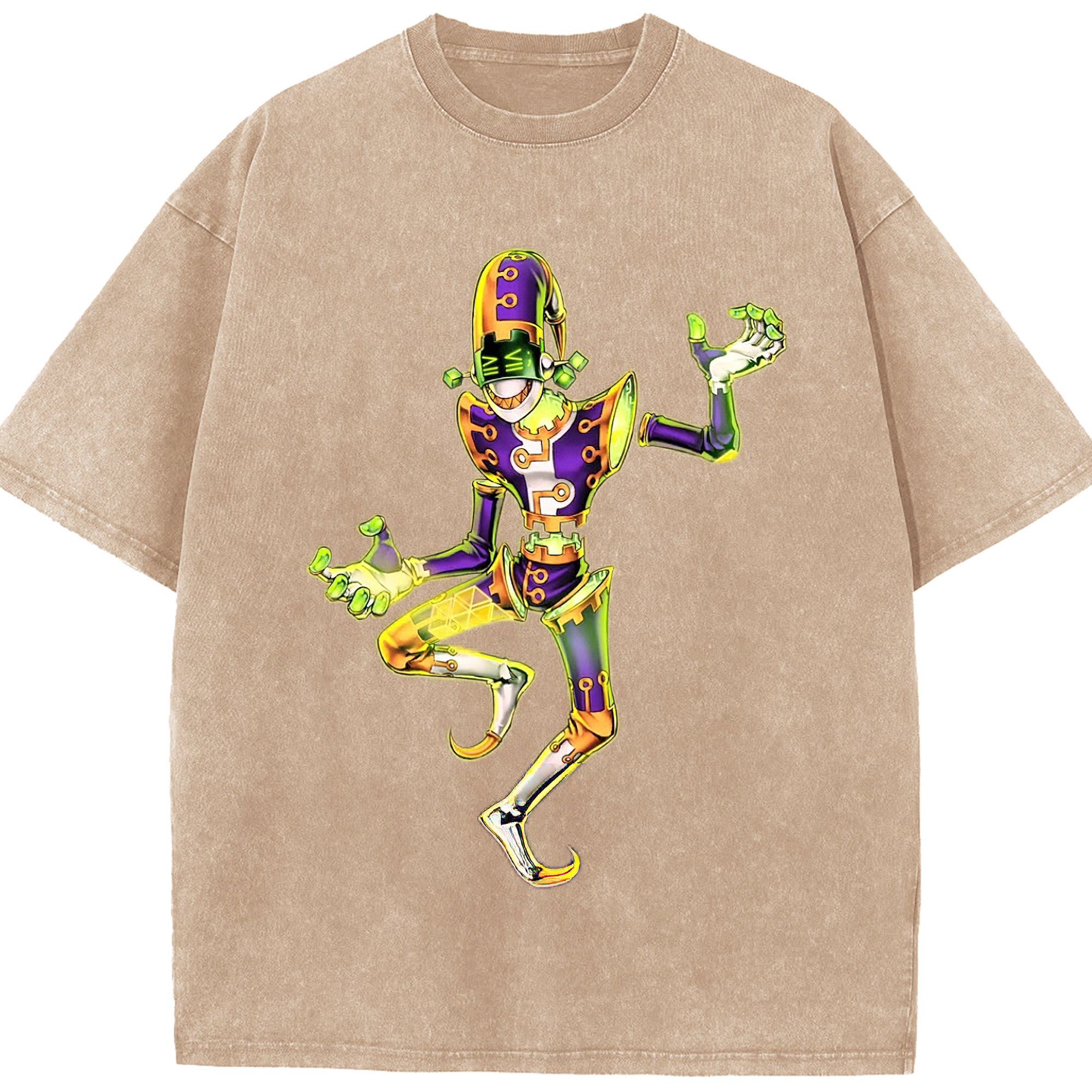 （画像用） 遊☆戯☆王 Yu-Gi-Oh! 綿100% ヴィンテージ風 半袖Tシャツ（フロントプリント）