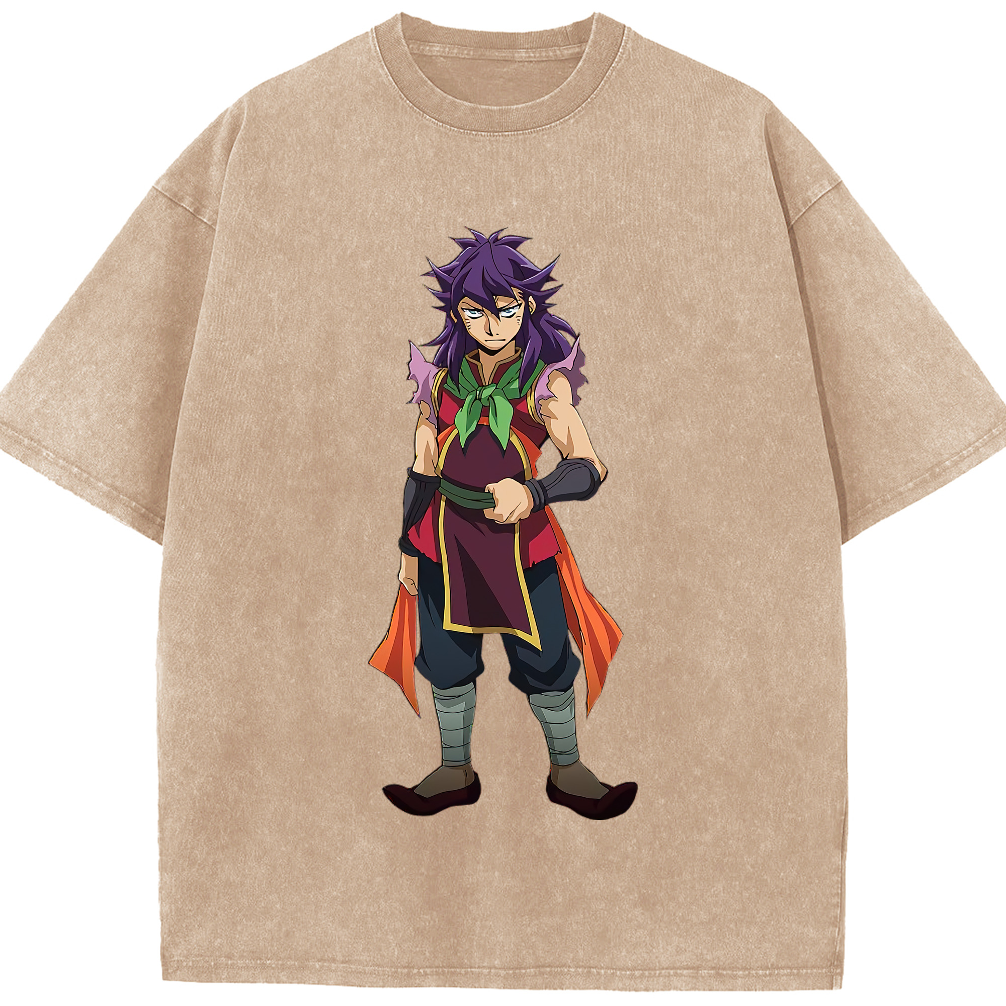 （画像用） 遊☆戯☆王 Yu-Gi-Oh! 綿100% ヴィンテージ風 半袖Tシャツ（フロントプリント）