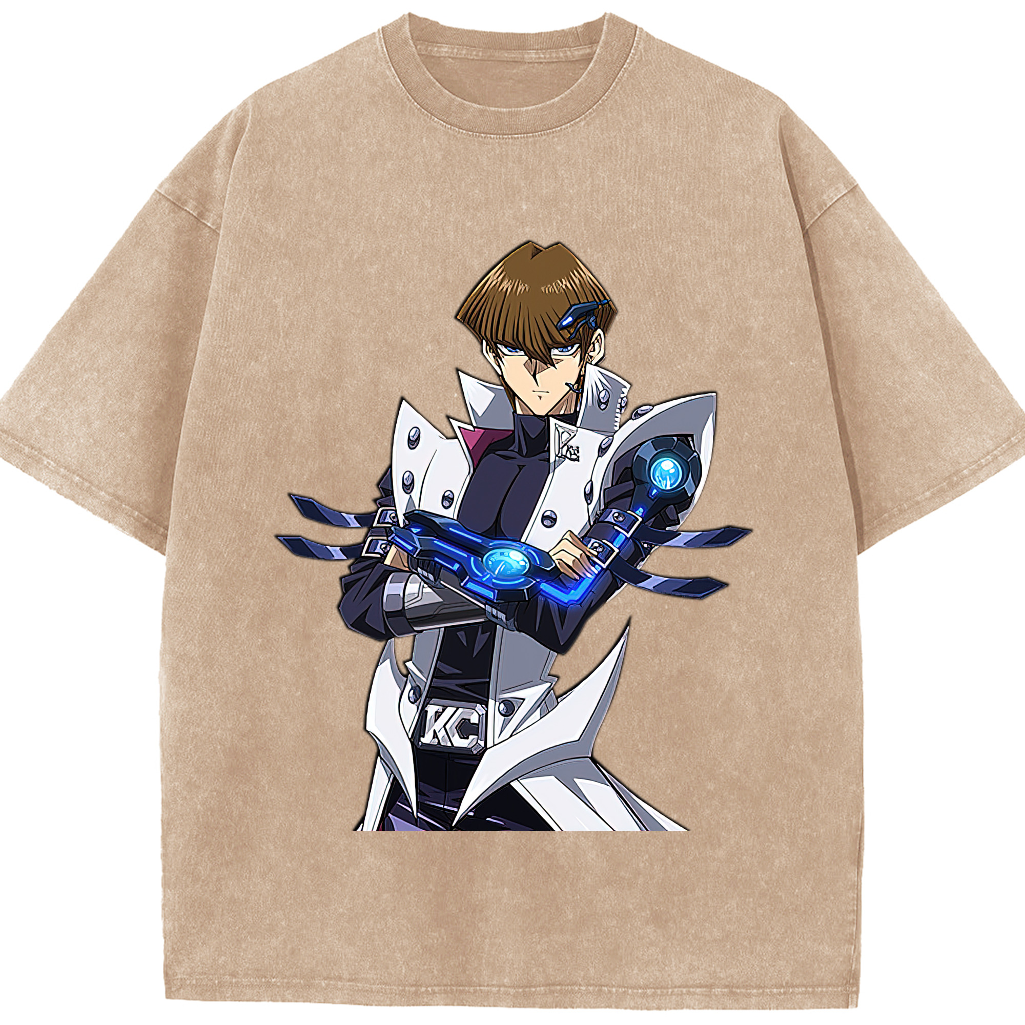 （画像用） 遊☆戯☆王 Yu-Gi-Oh! 綿100% ヴィンテージ風 半袖Tシャツ（フロントプリント）