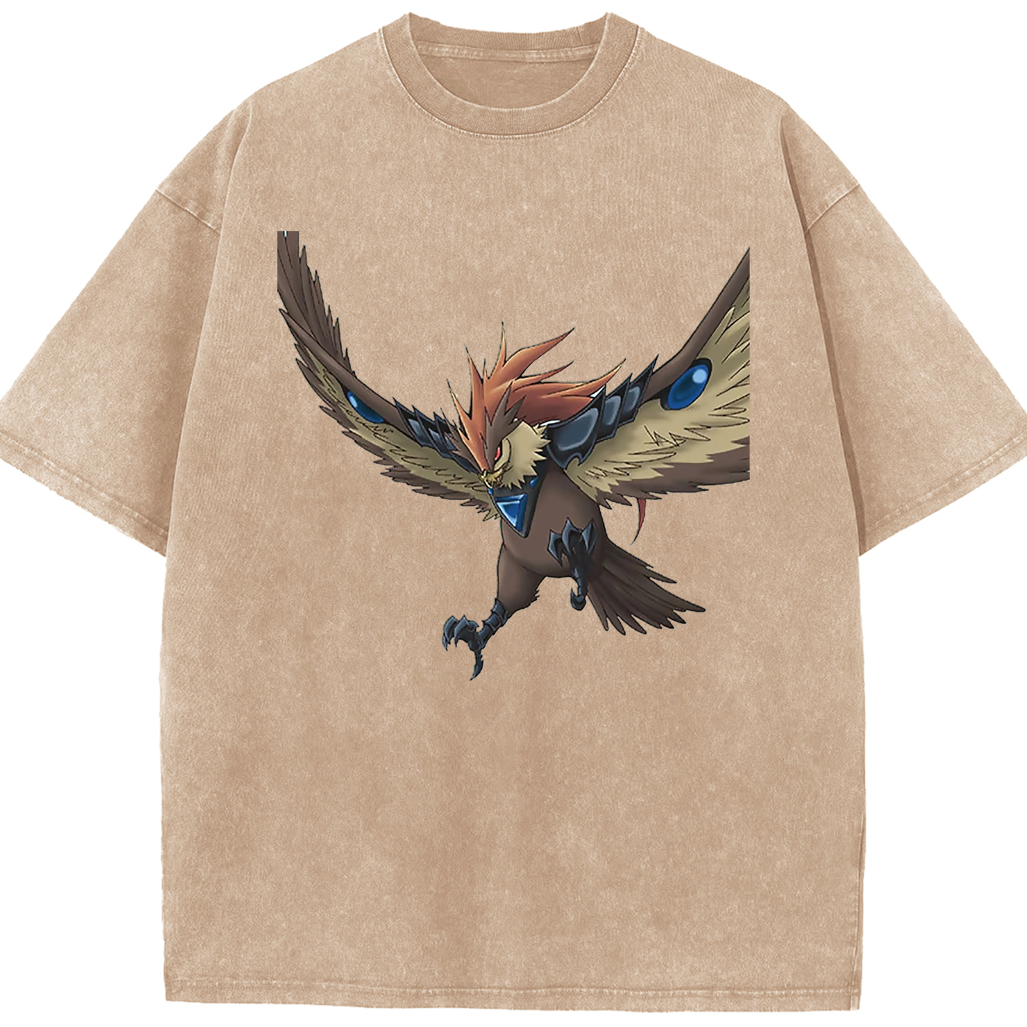 （画像用） 遊☆戯☆王 Yu-Gi-Oh! 綿100% ヴィンテージ風 半袖Tシャツ（フロントプリント）