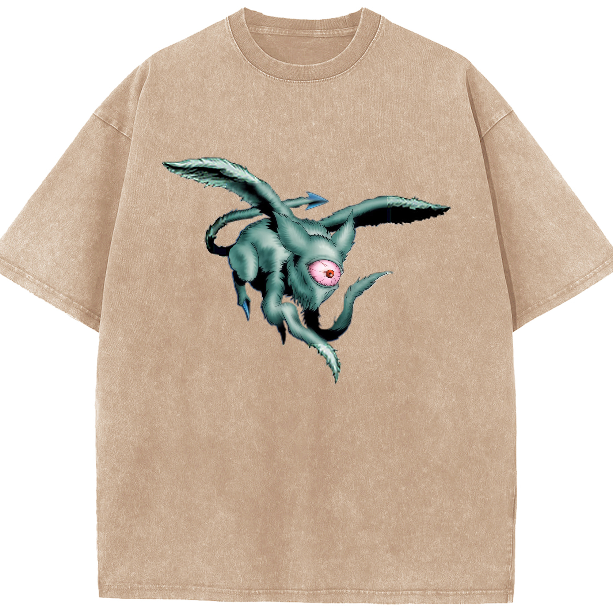 （画像用） 遊☆戯☆王 Yu-Gi-Oh! 綿100% ヴィンテージ風 半袖Tシャツ（フロントプリント）