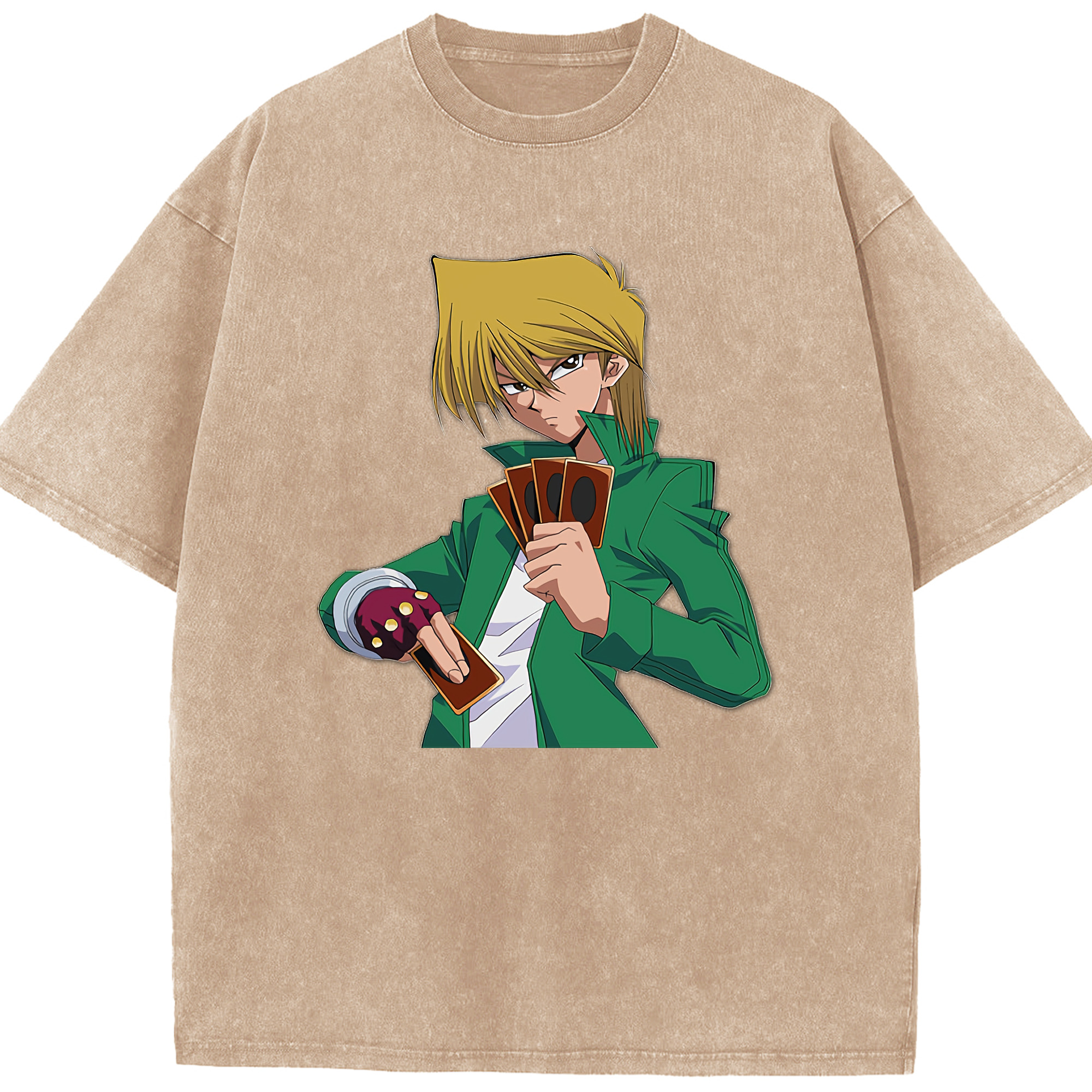 （画像用） 遊☆戯☆王 Yu-Gi-Oh! 綿100% ヴィンテージ風 半袖Tシャツ（フロントプリント）