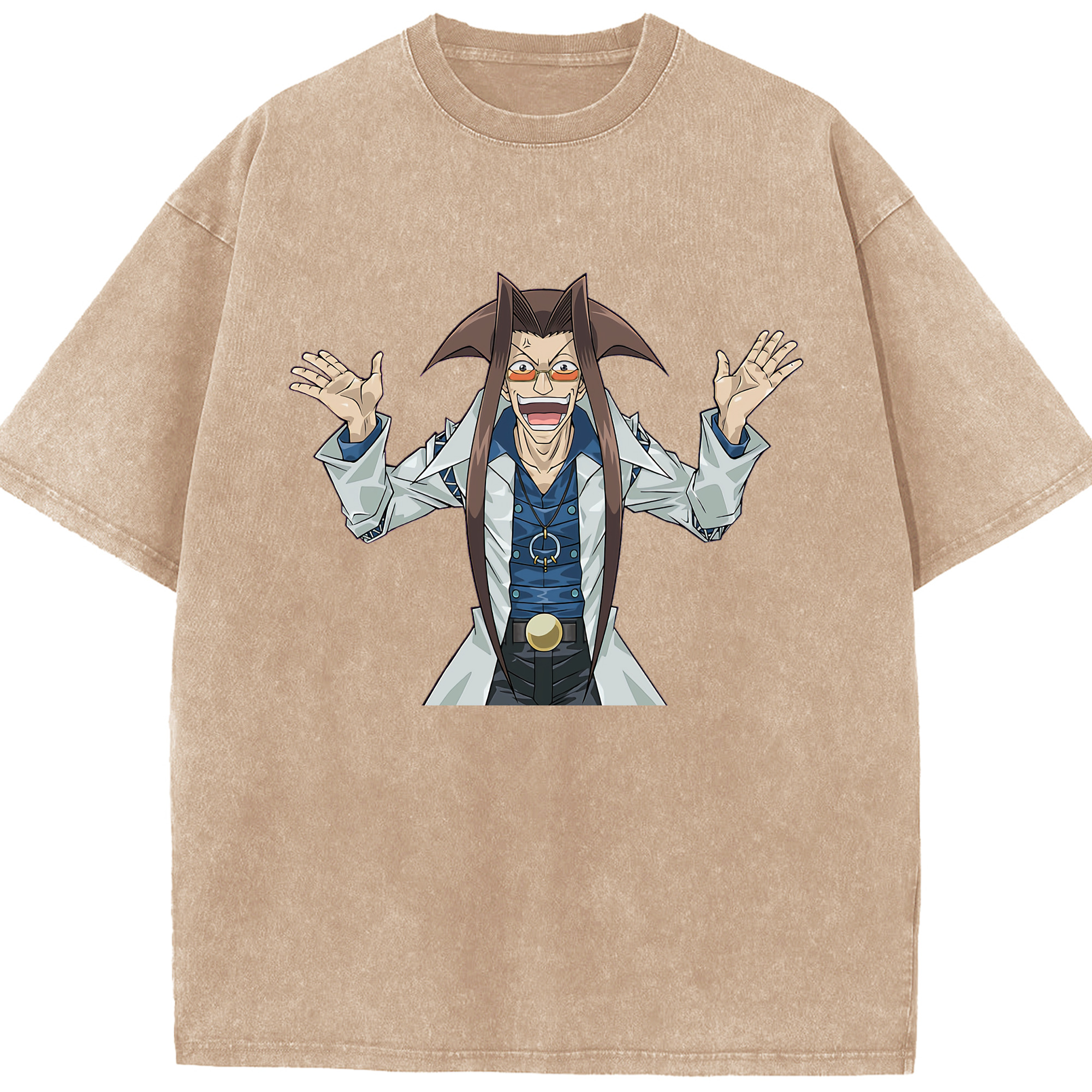 （画像用） 遊☆戯☆王 Yu-Gi-Oh! 綿100% ヴィンテージ風 半袖Tシャツ（フロントプリント）