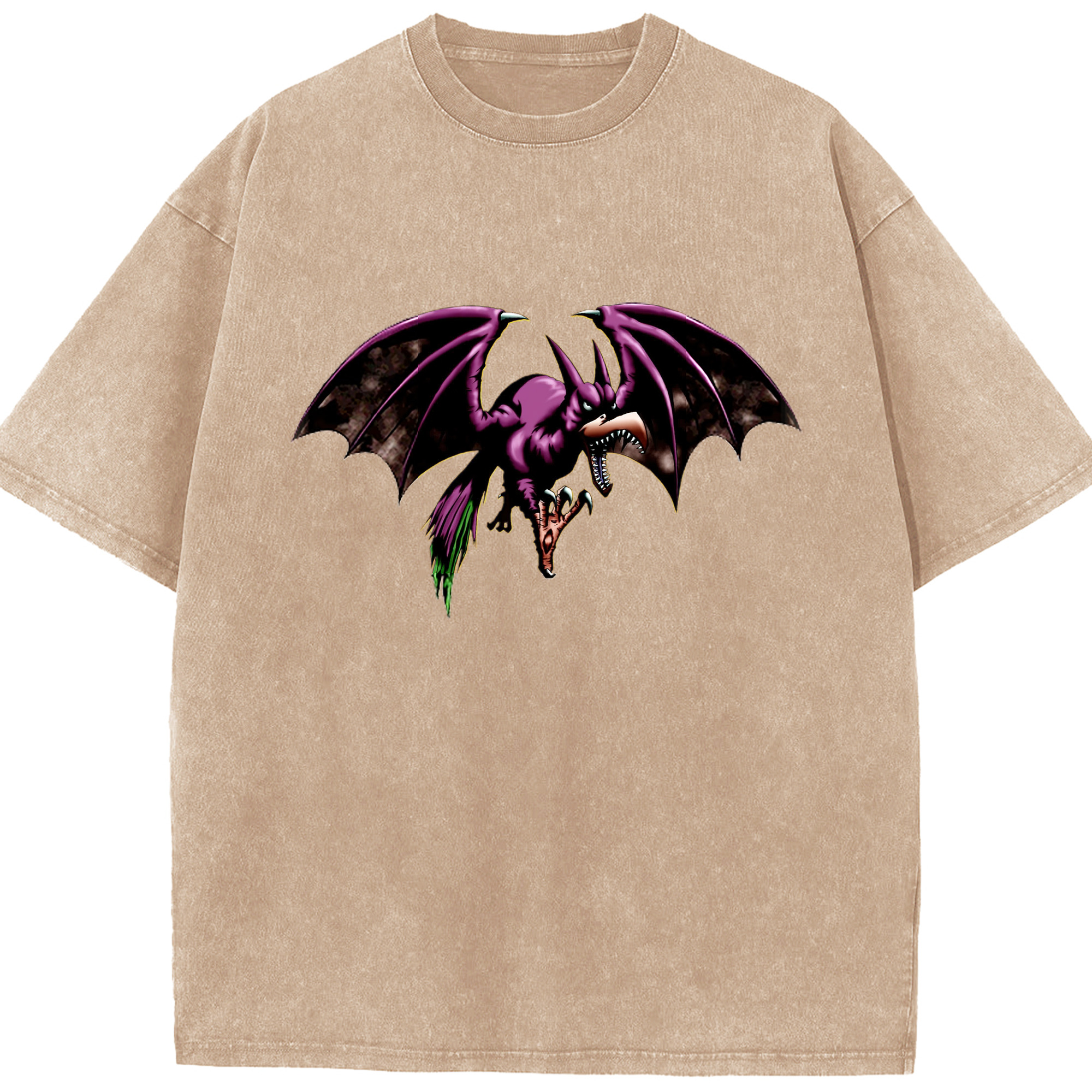 （画像用） 遊☆戯☆王 Yu-Gi-Oh! 綿100% ヴィンテージ風 半袖Tシャツ（フロントプリント）