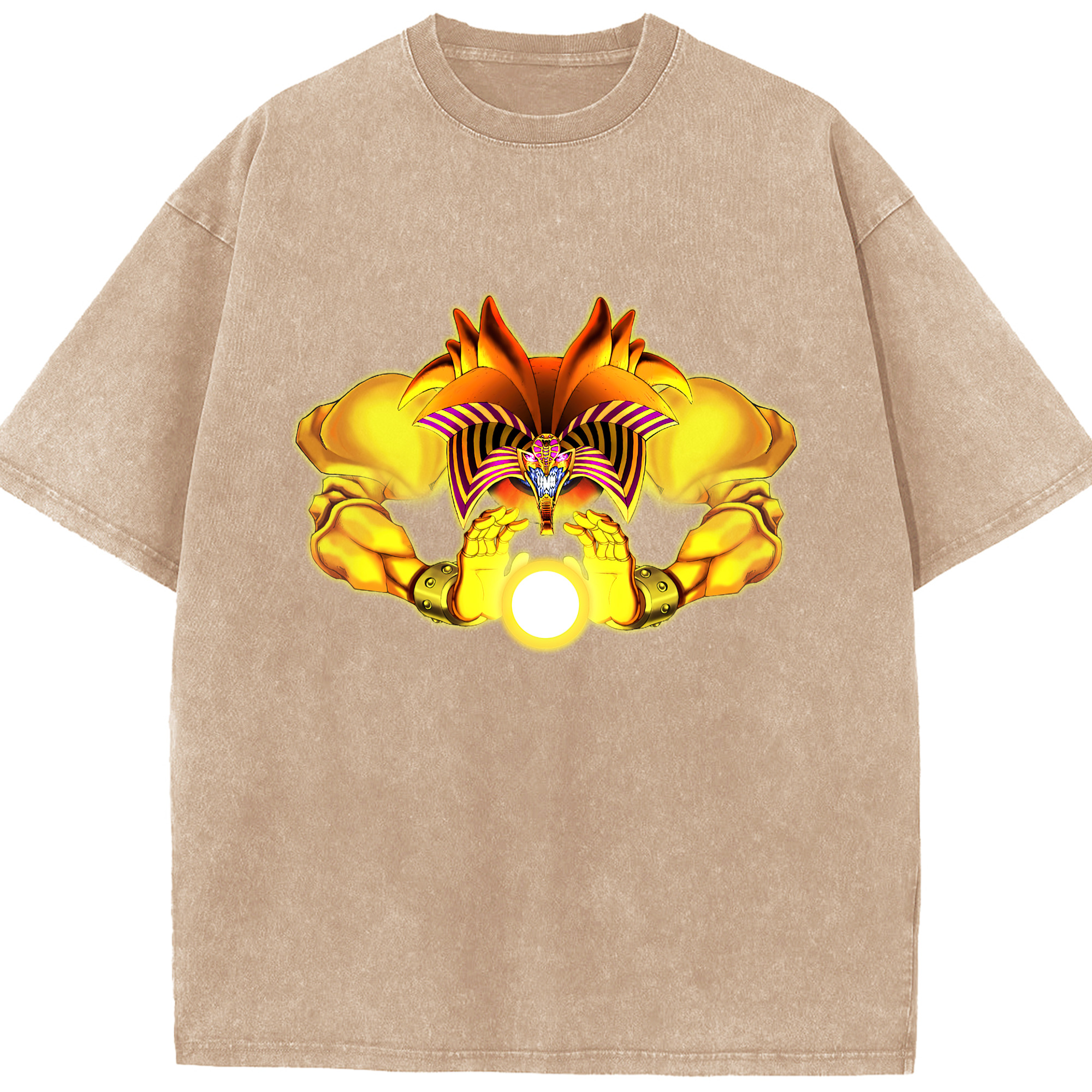 （画像用） 遊☆戯☆王 Yu-Gi-Oh! 綿100% ヴィンテージ風 半袖Tシャツ（フロントプリント）