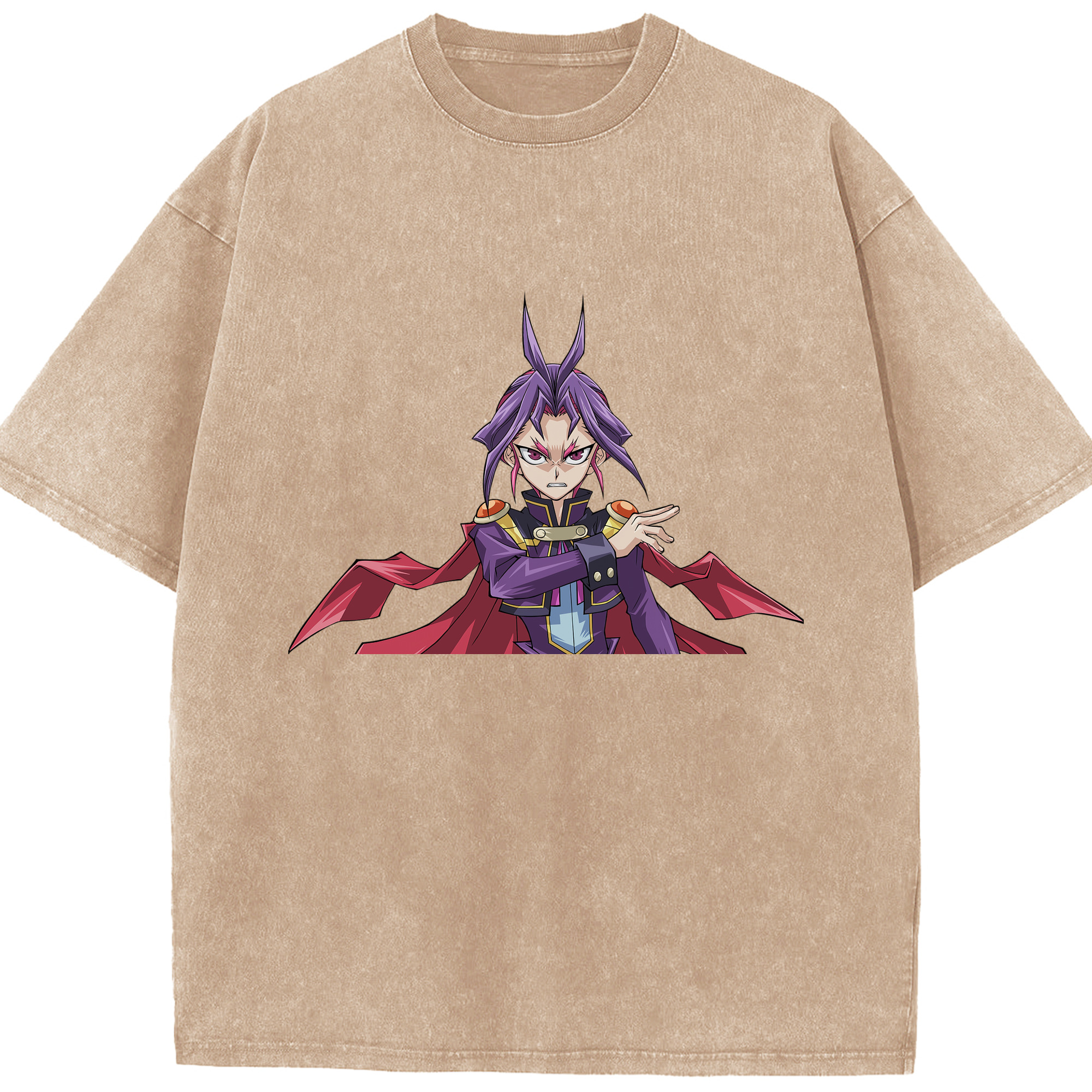 （画像用） 遊☆戯☆王 Yu-Gi-Oh! 綿100% ヴィンテージ風 半袖Tシャツ（フロントプリント）