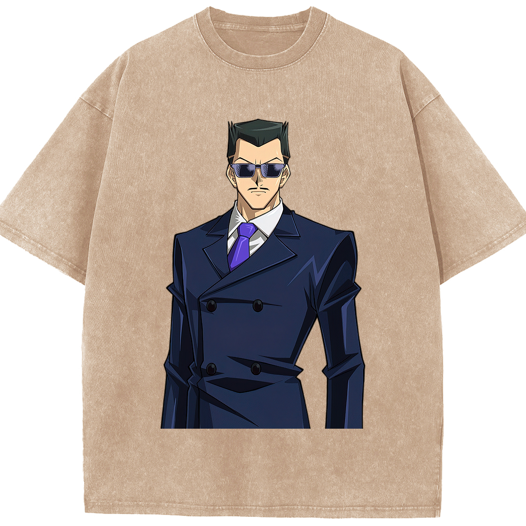 （画像用） 遊☆戯☆王 Yu-Gi-Oh! 綿100% ヴィンテージ風 半袖Tシャツ（フロントプリント）