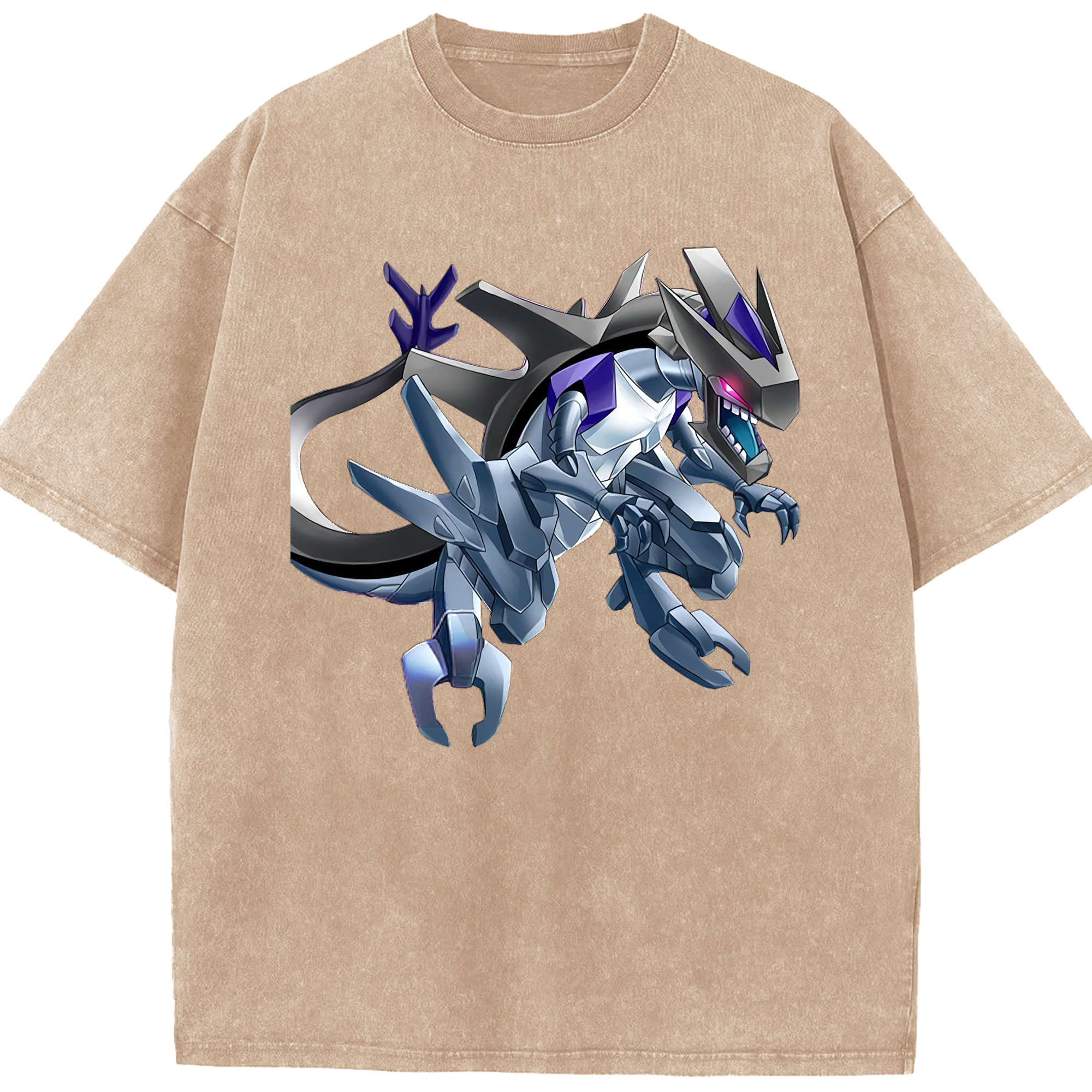 （画像用） 遊☆戯☆王 Yu-Gi-Oh! 綿100% ヴィンテージ風 半袖Tシャツ（フロントプリント）
