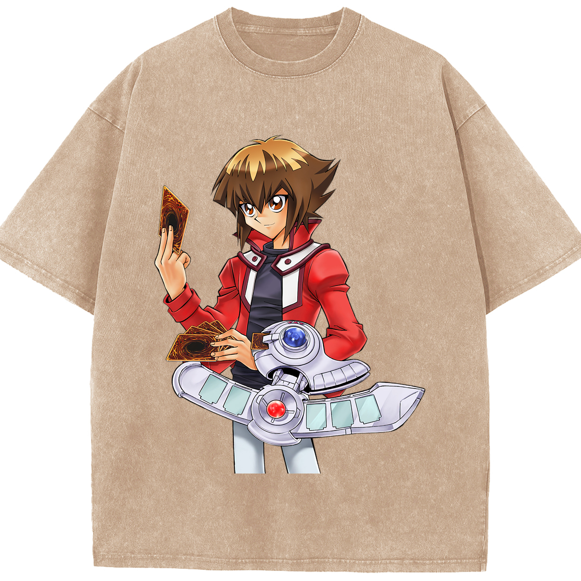 （画像用） 遊☆戯☆王 Yu-Gi-Oh! 綿100% ヴィンテージ風 半袖Tシャツ（フロントプリント）