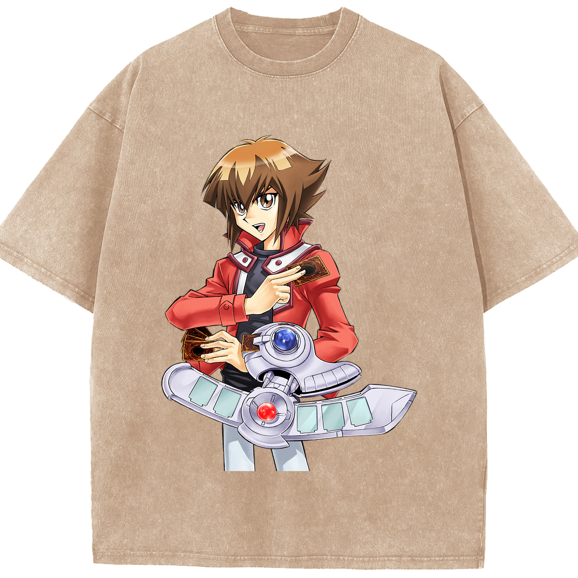 （画像用） 遊☆戯☆王 Yu-Gi-Oh! 綿100% ヴィンテージ風 半袖Tシャツ（フロントプリント）