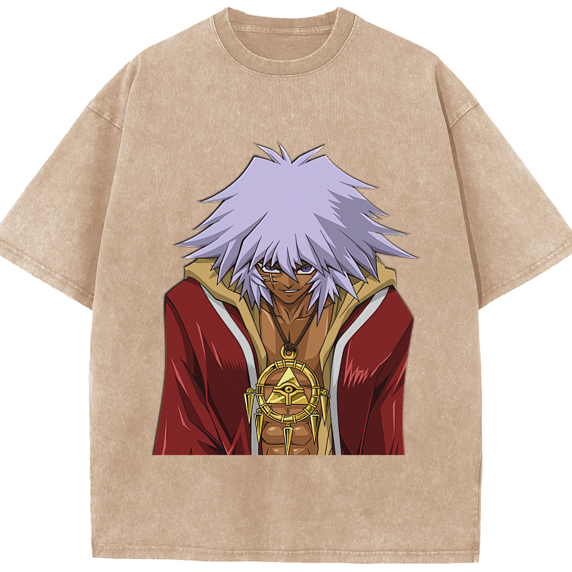 （画像用） 遊☆戯☆王 Yu-Gi-Oh! 綿100% ヴィンテージ風 半袖Tシャツ（フロントプリント）